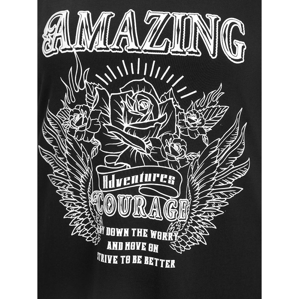 Plus Size Graphic & Letter Print Pocket Cut Out Dress Black Women Casual Plain Curvy Midi Dress BloomChic 10/M Product Image