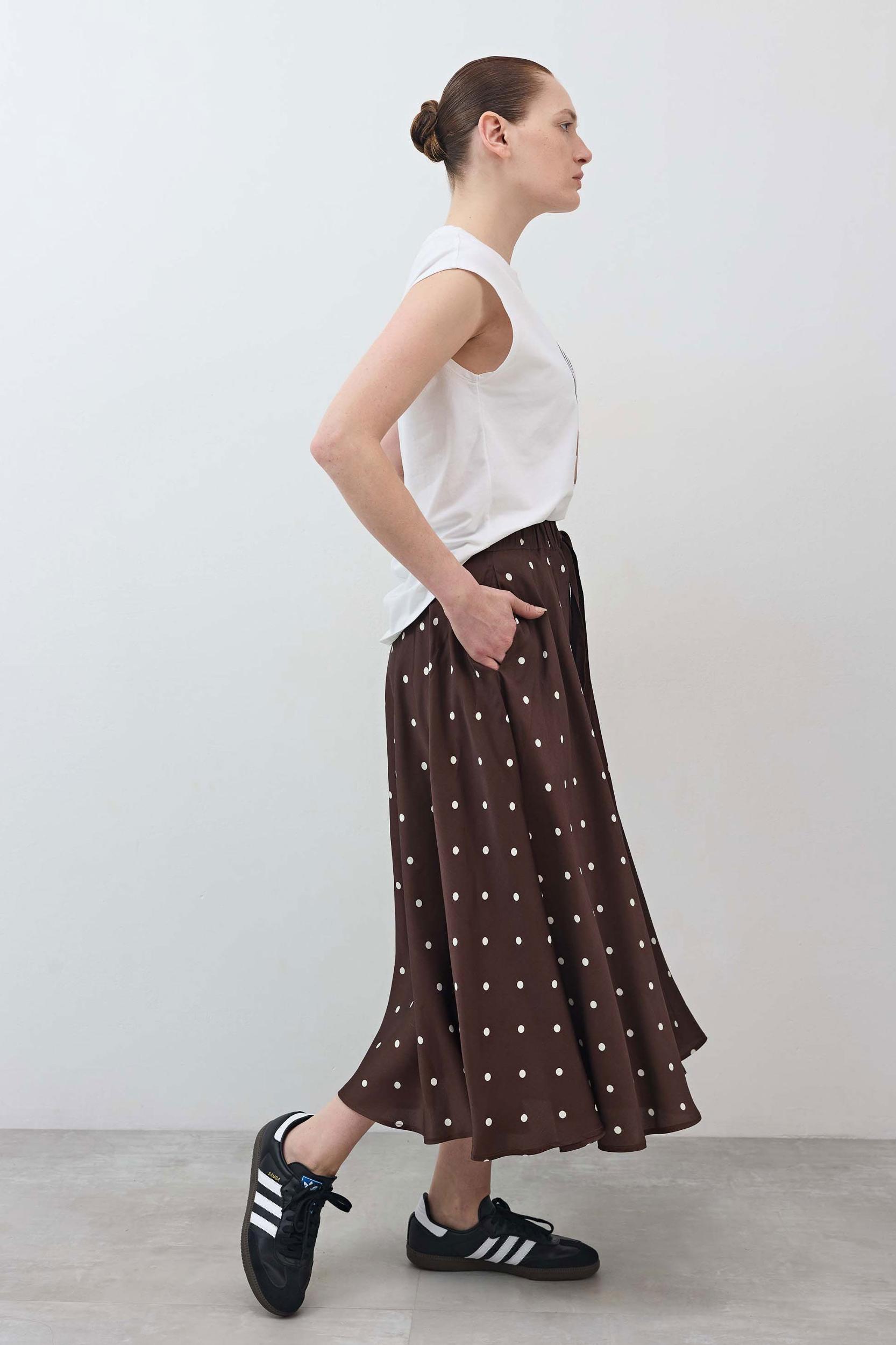 Silky Pull-On Maxi Skirt Product Image