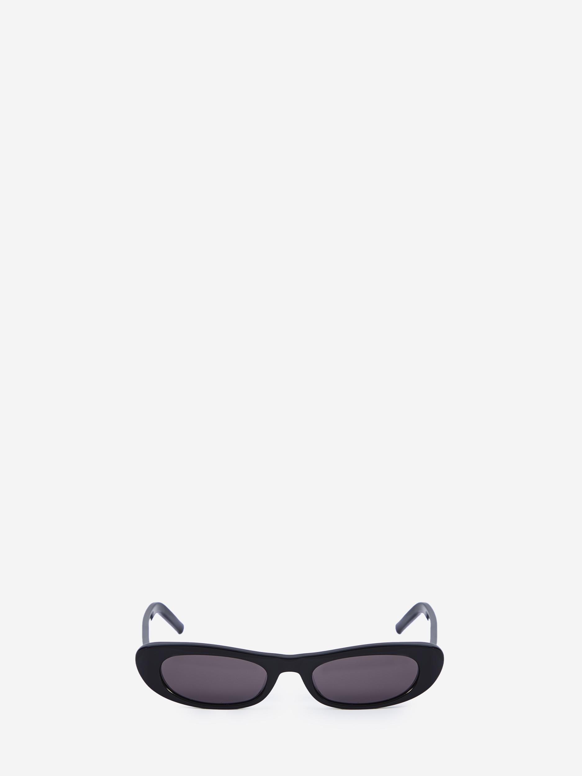 SAINT LAURENT Sl 557 Shade Oval Sunglasses In Black Product Image