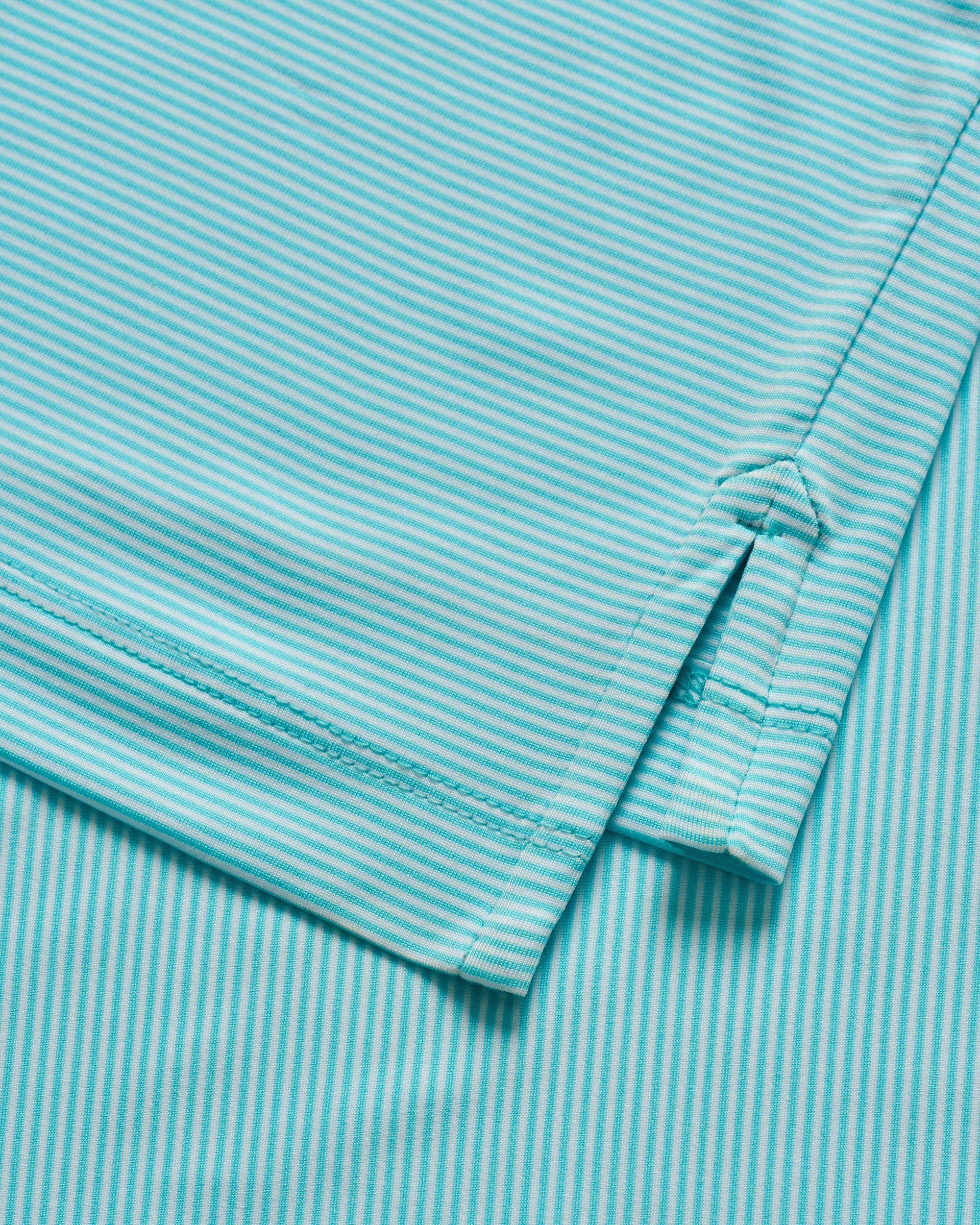 PerryGolf Performance Jersey Polo - Lyndonn Stripe Product Image