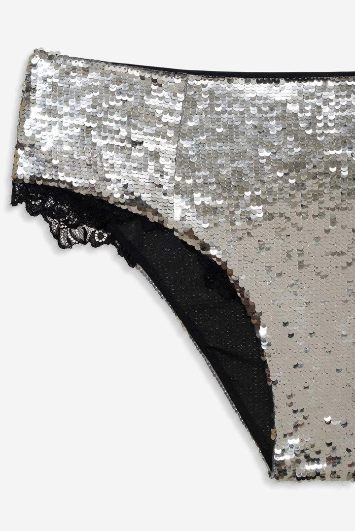 Maia High-waist Panty — Silver Product Image