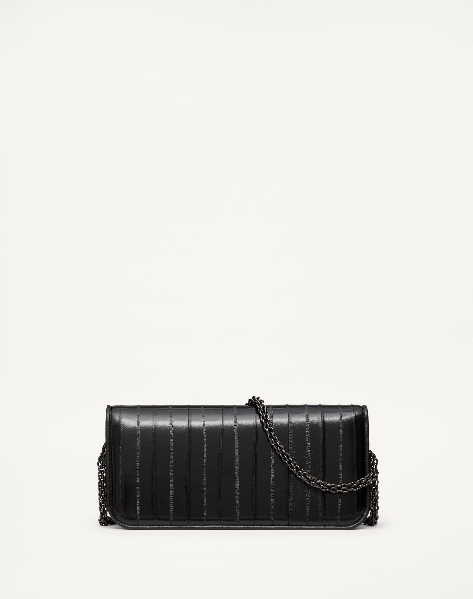 Valentino Garavani Locò Shoulder Bag In Eel Skin Product Image