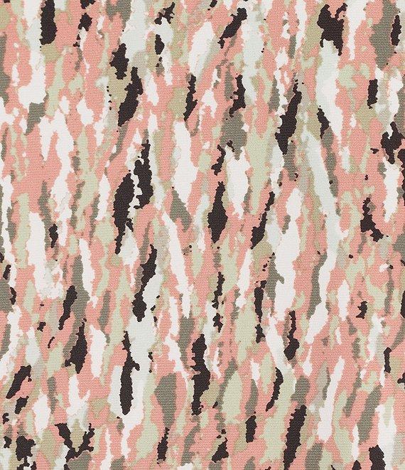 Kasper Plus Size Printed V-Neck Cap Sleeve Top Product Image