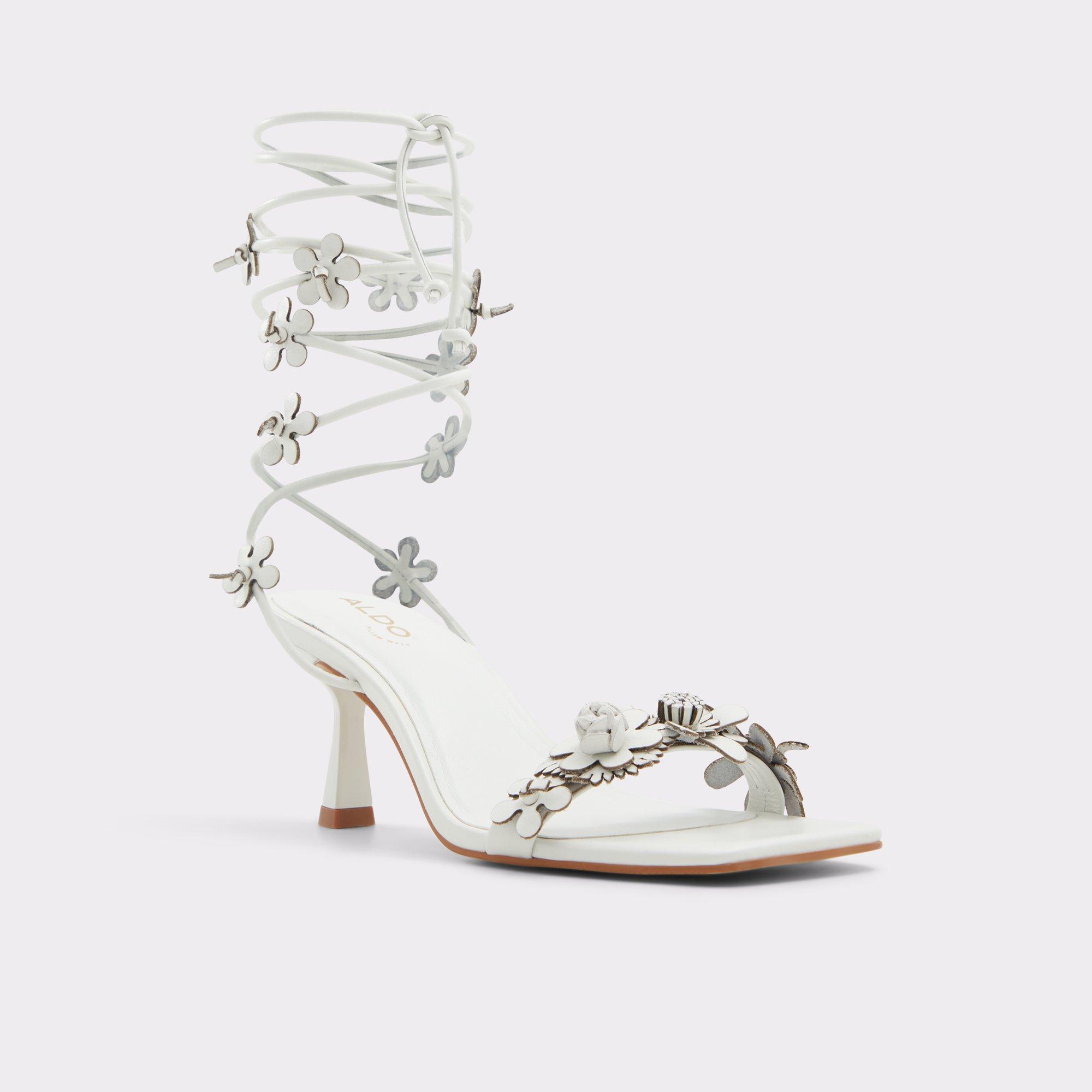 Fiorela White/Bone Women's Strappy sandals | ALDO US Product Image
