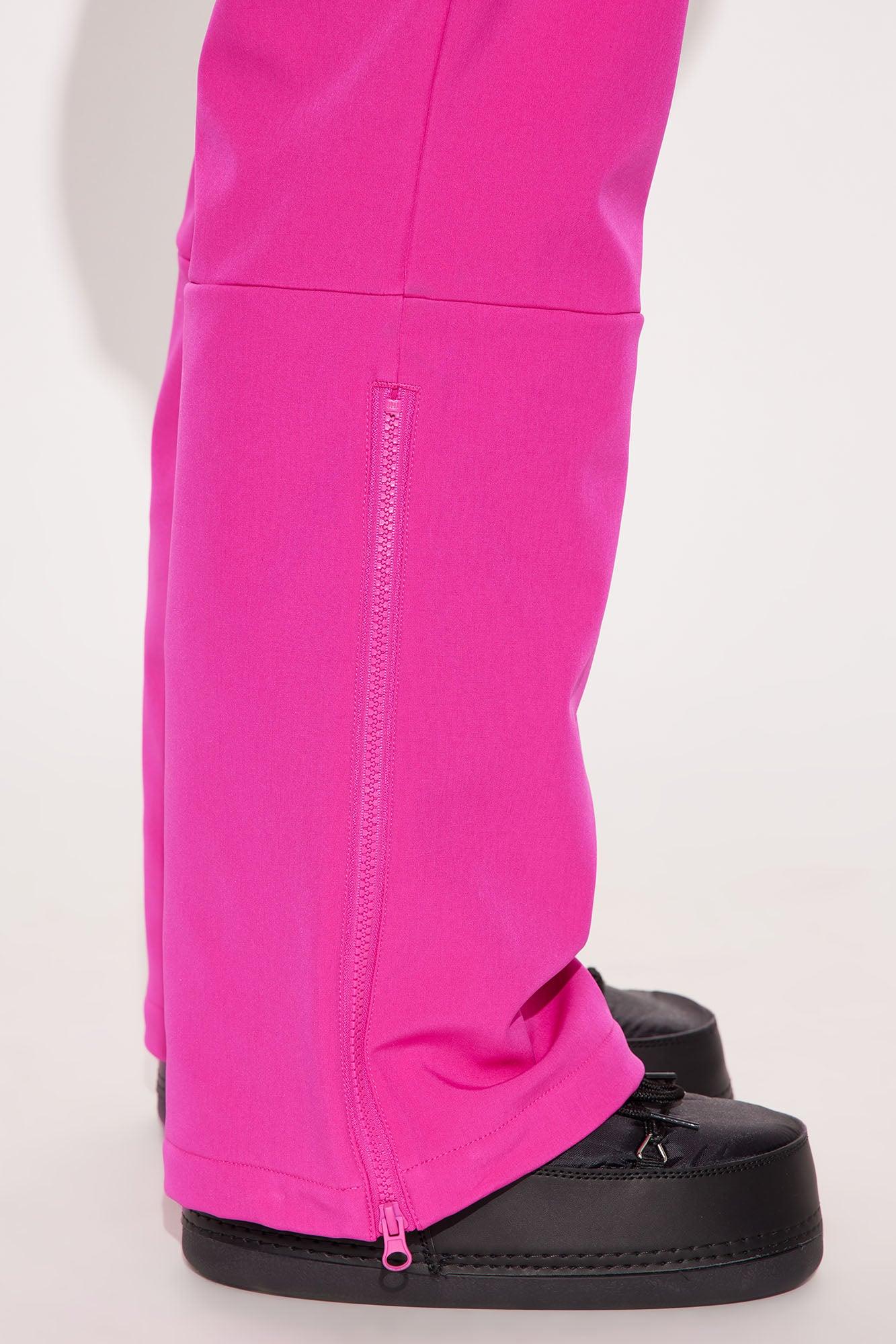 Cross Country Ski Jumpsuit - Fuchsia Product Image