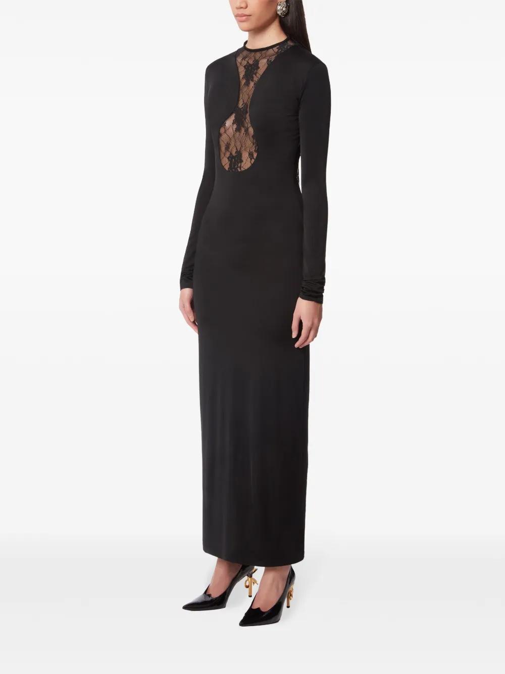 lace-panelling maxi dress Product Image