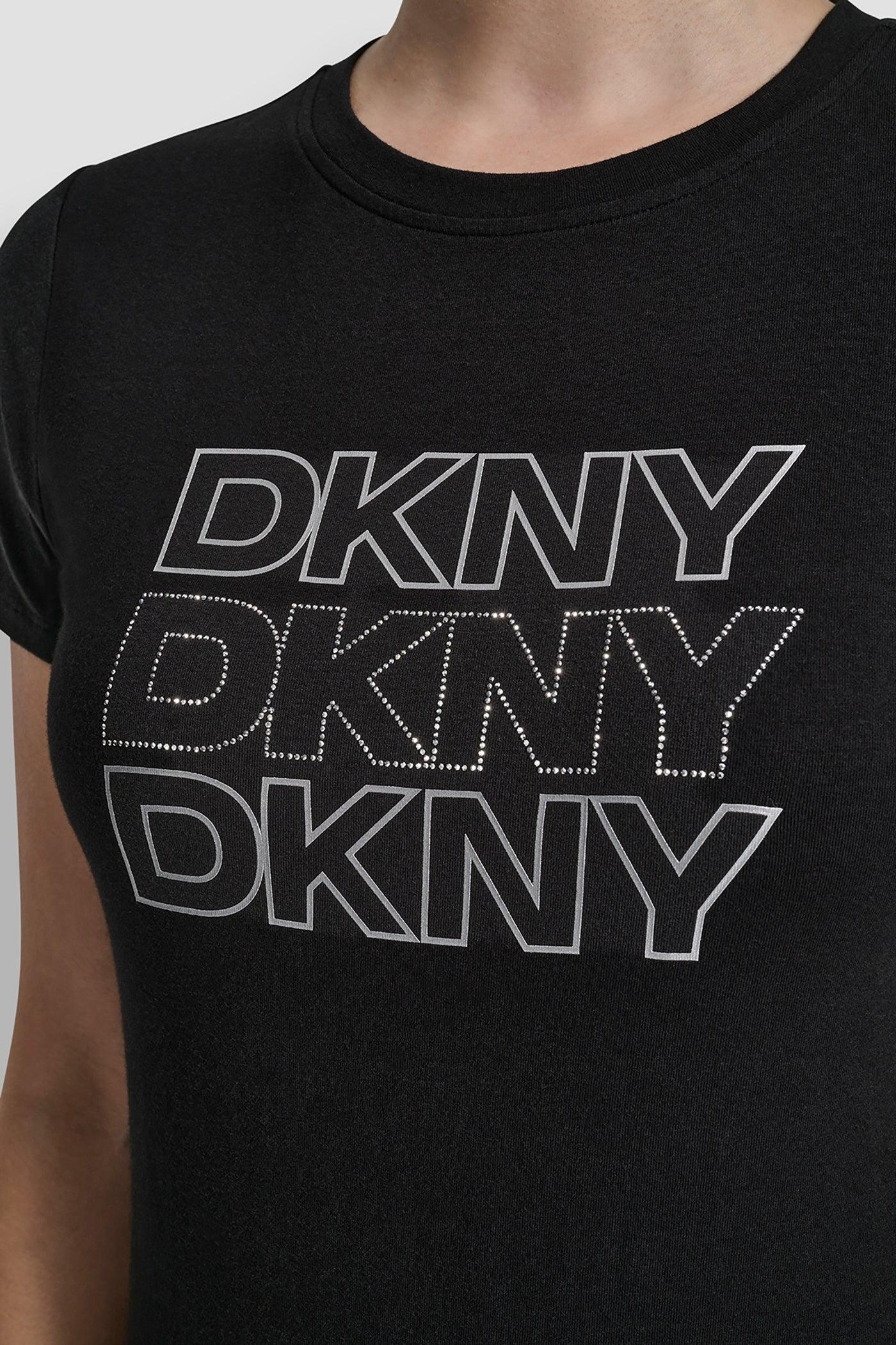 TRIPLE RHINESTONE FOIL LOGO TEE Product Image