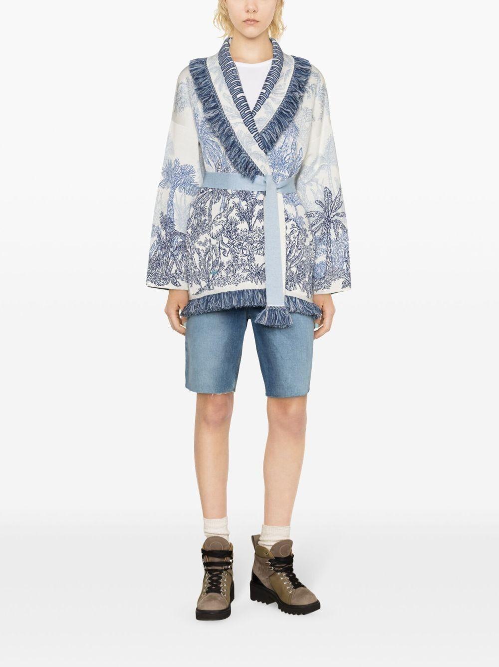 Icon jacquard cardigan Product Image