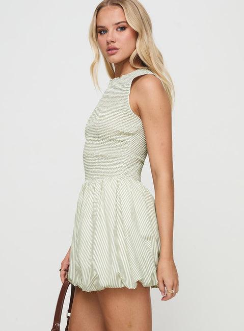 Narnie Mini Dress Sage Product Image