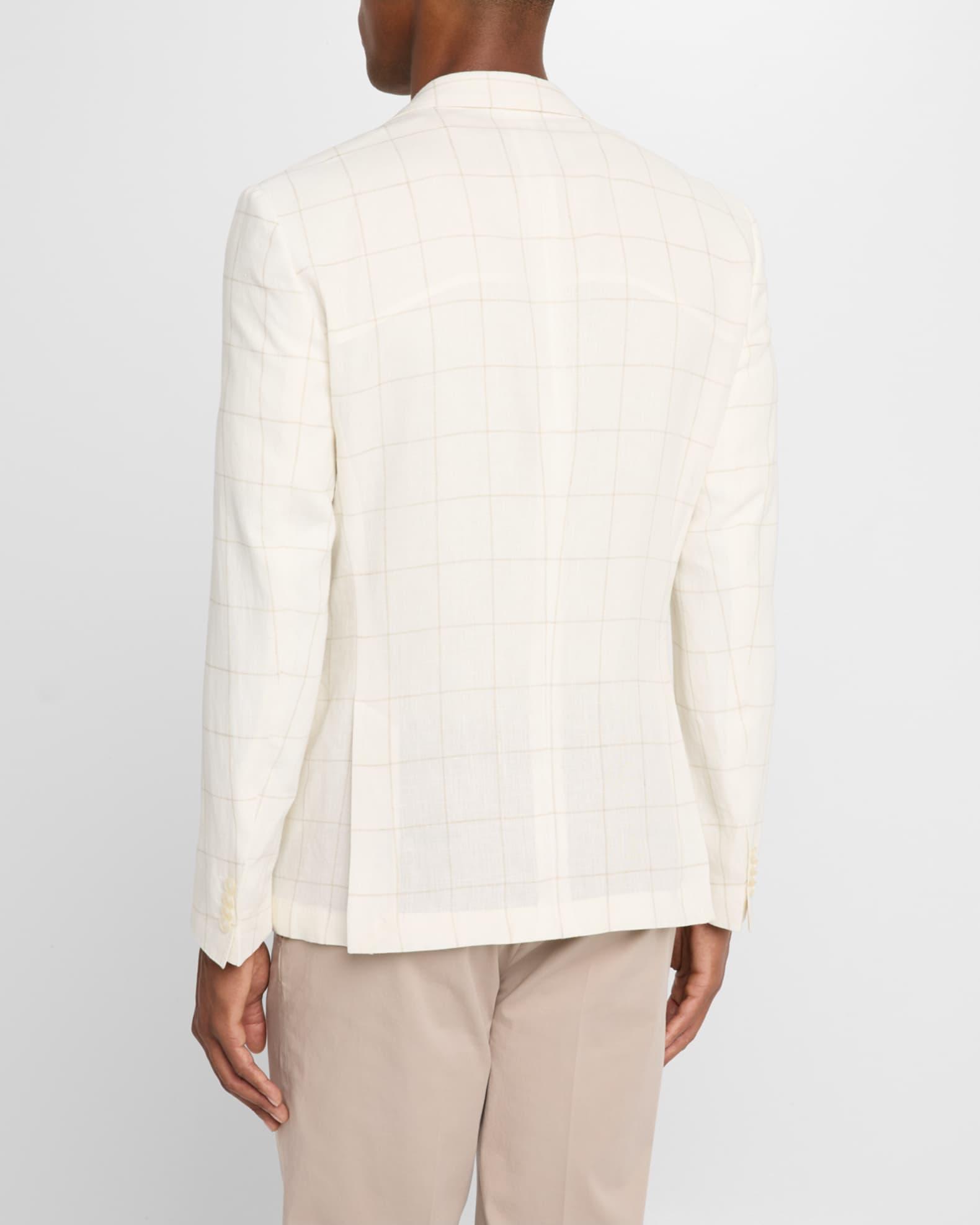 Men's Hutson Windowpane Linen-Wool Sport Coat Product Image
