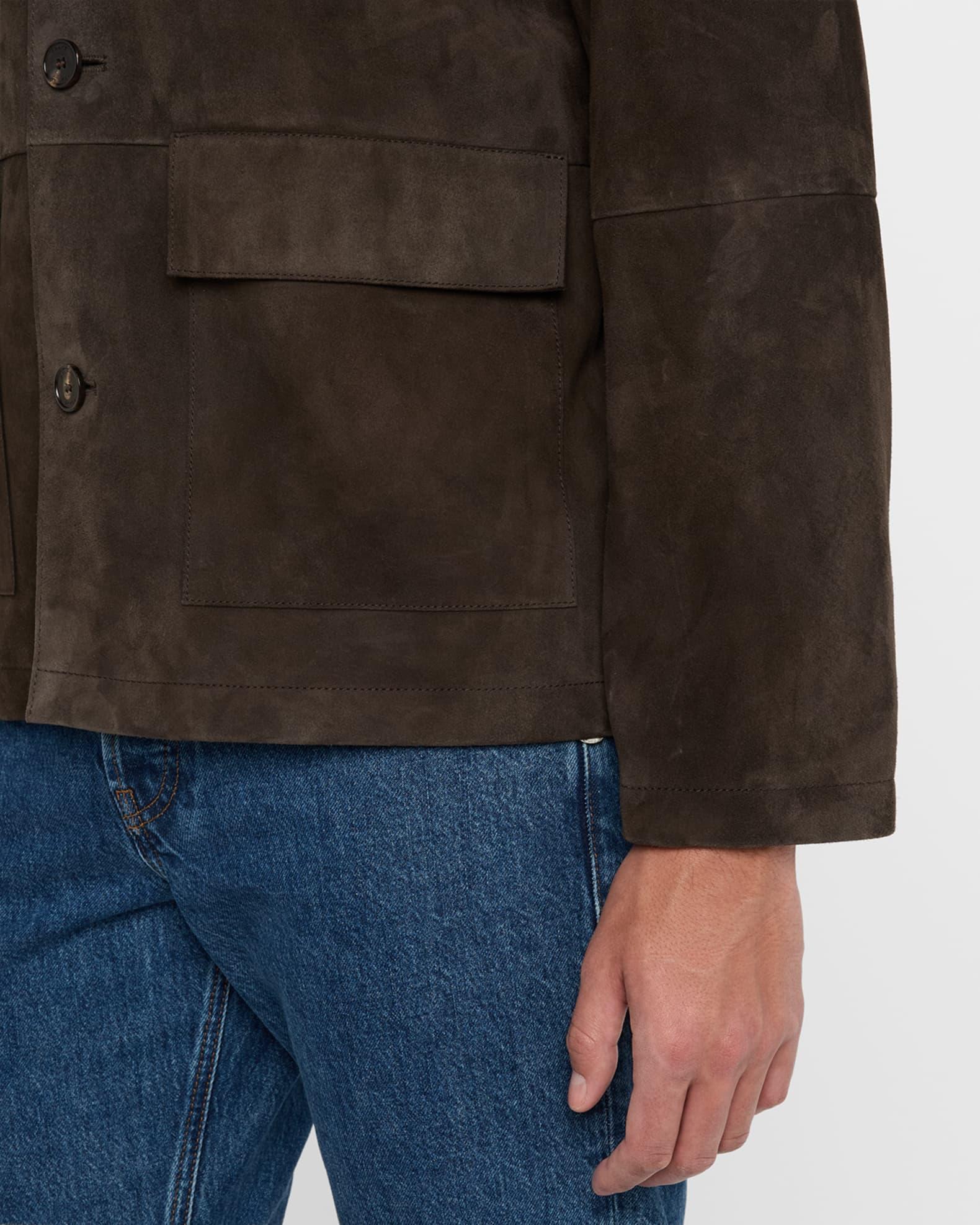 Men's Suede Chore Coat Product Image