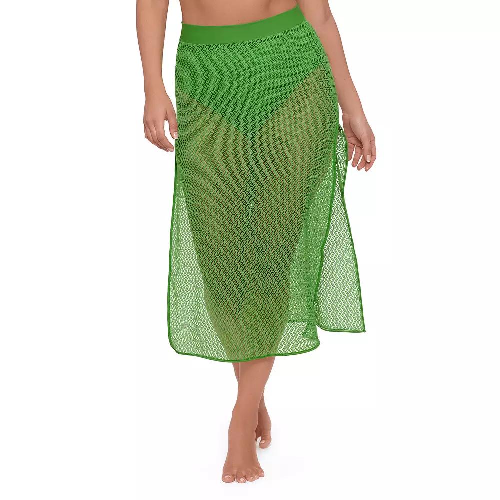 Women's S3 Swim Crochet Skirt with Side Slits,  Product Image