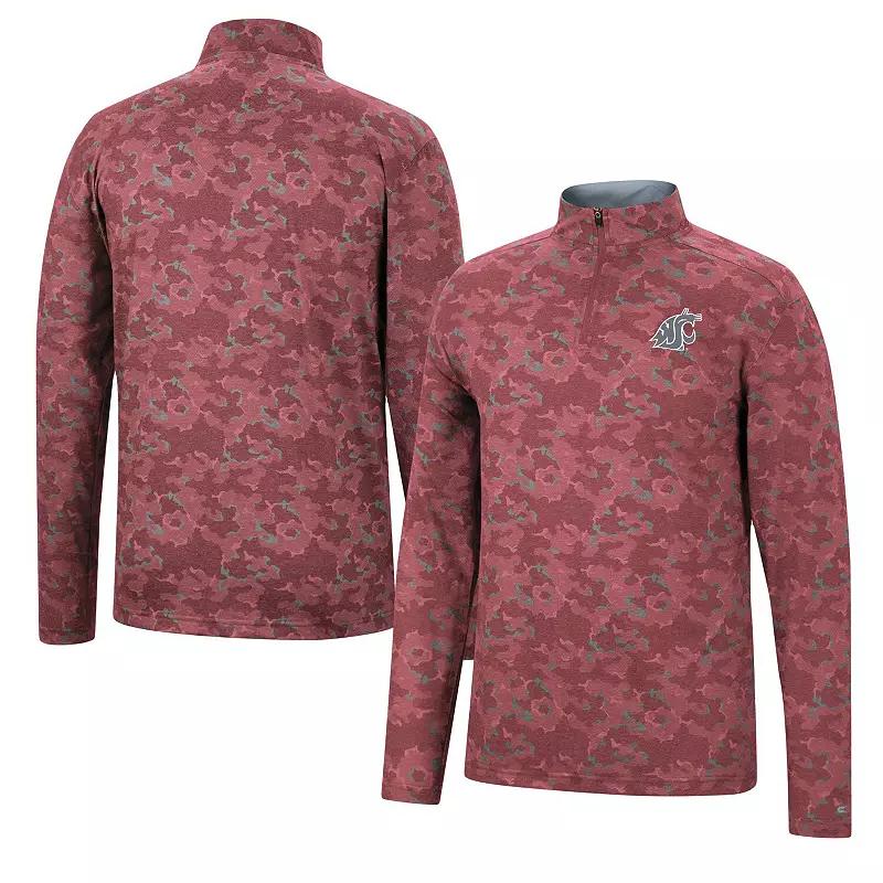 Mens Colosseum Cardinal USC Trojans Tivo Quarter-Zip Jacket Product Image