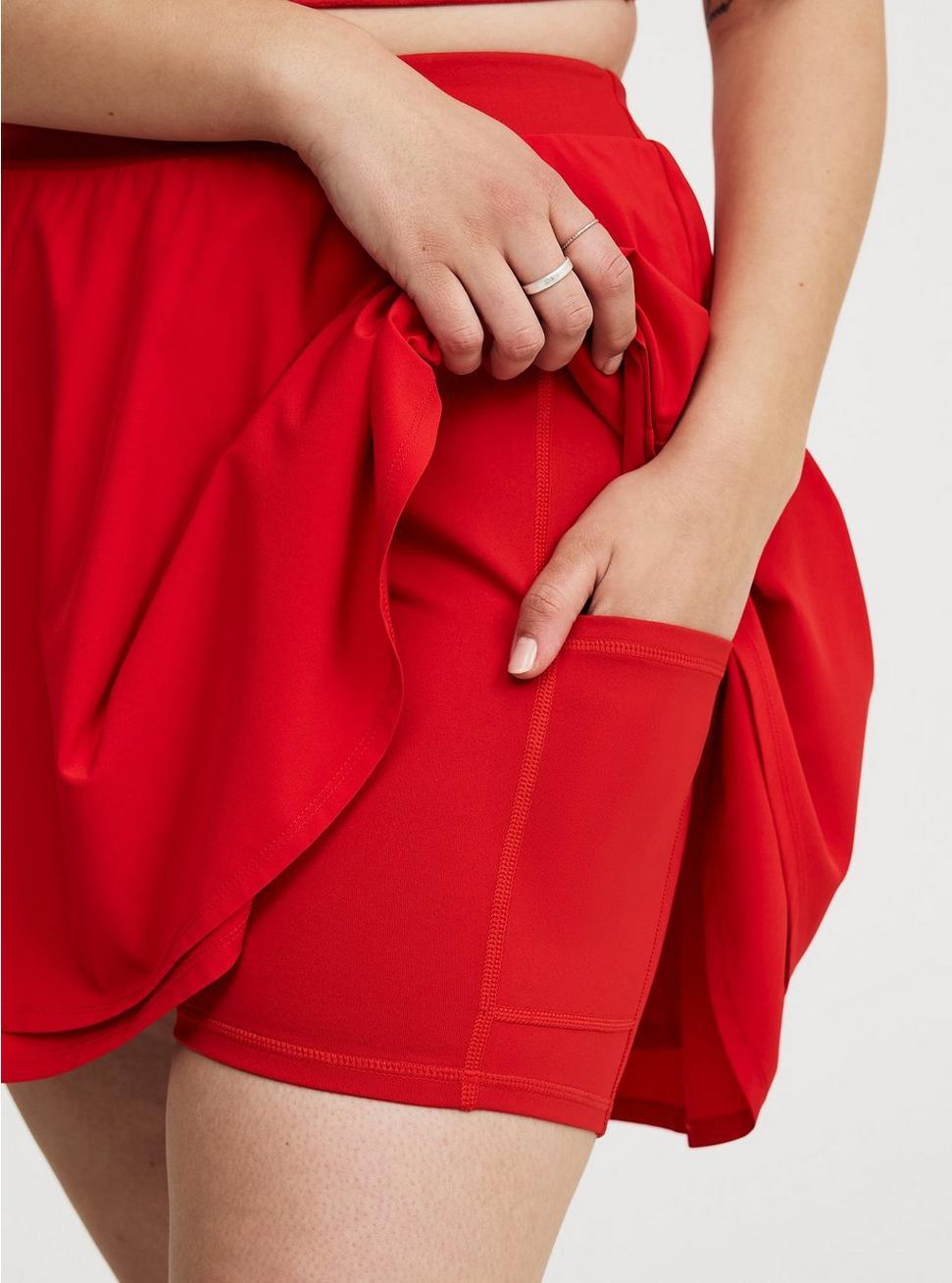 Stretch Woven Skirt With Bike Short Product Image