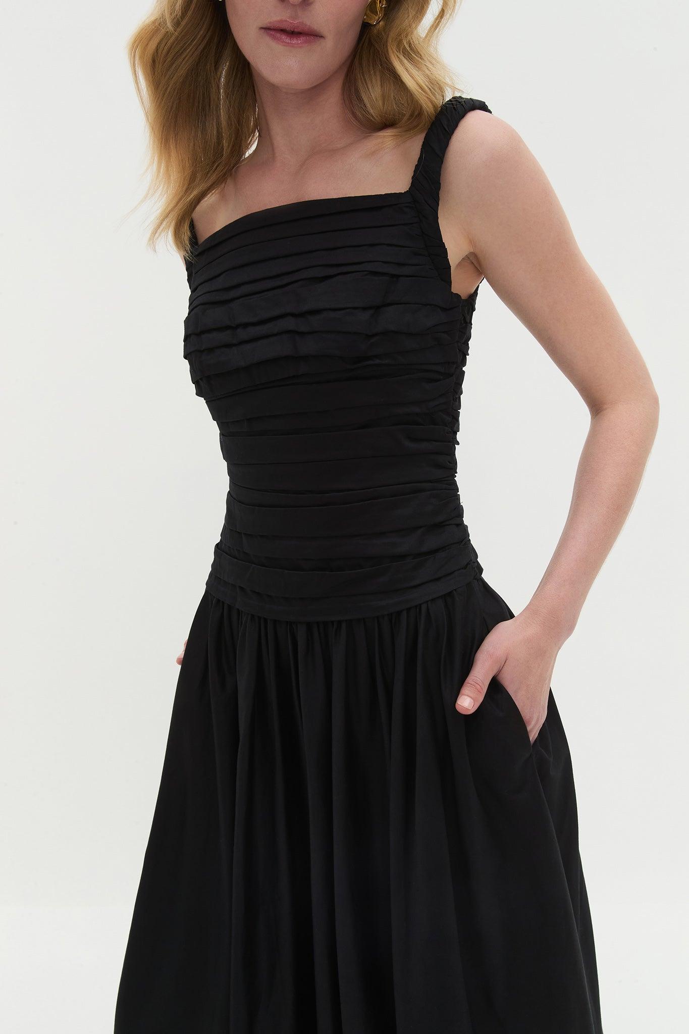 Star Midi Dress-BLACK / 4 Product Image