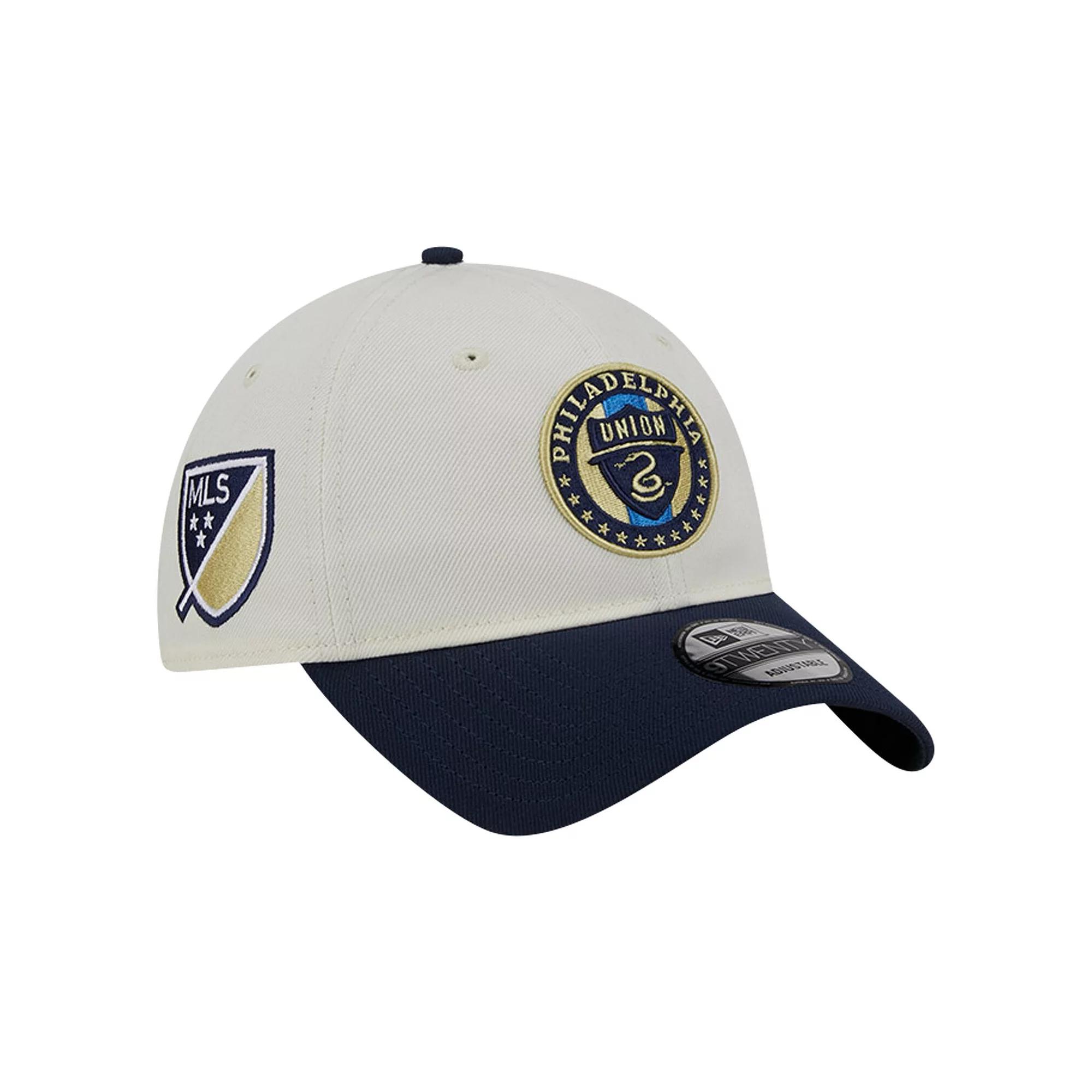 Men's New Era White Philadelphia Union 2024 Kick Off Collection 9TWENTY Adjustable Hat, Uni Beige Product Image