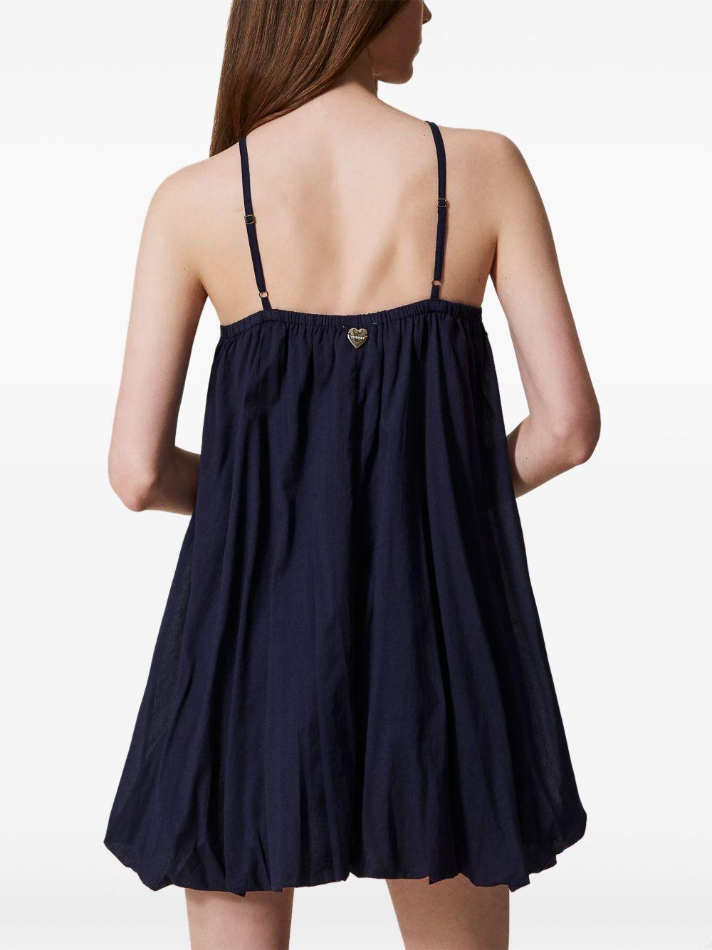 floral-appliqué dress Product Image