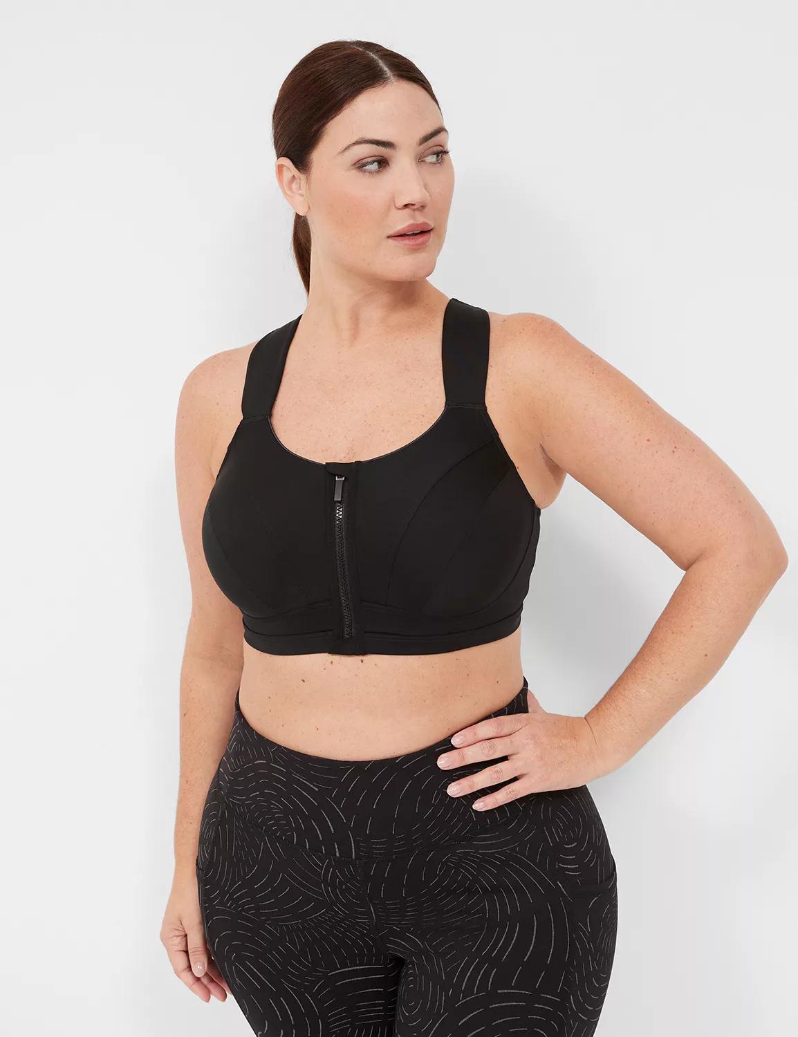 LIVI Max Support Comfort Zip-Front Sports Bra Product Image