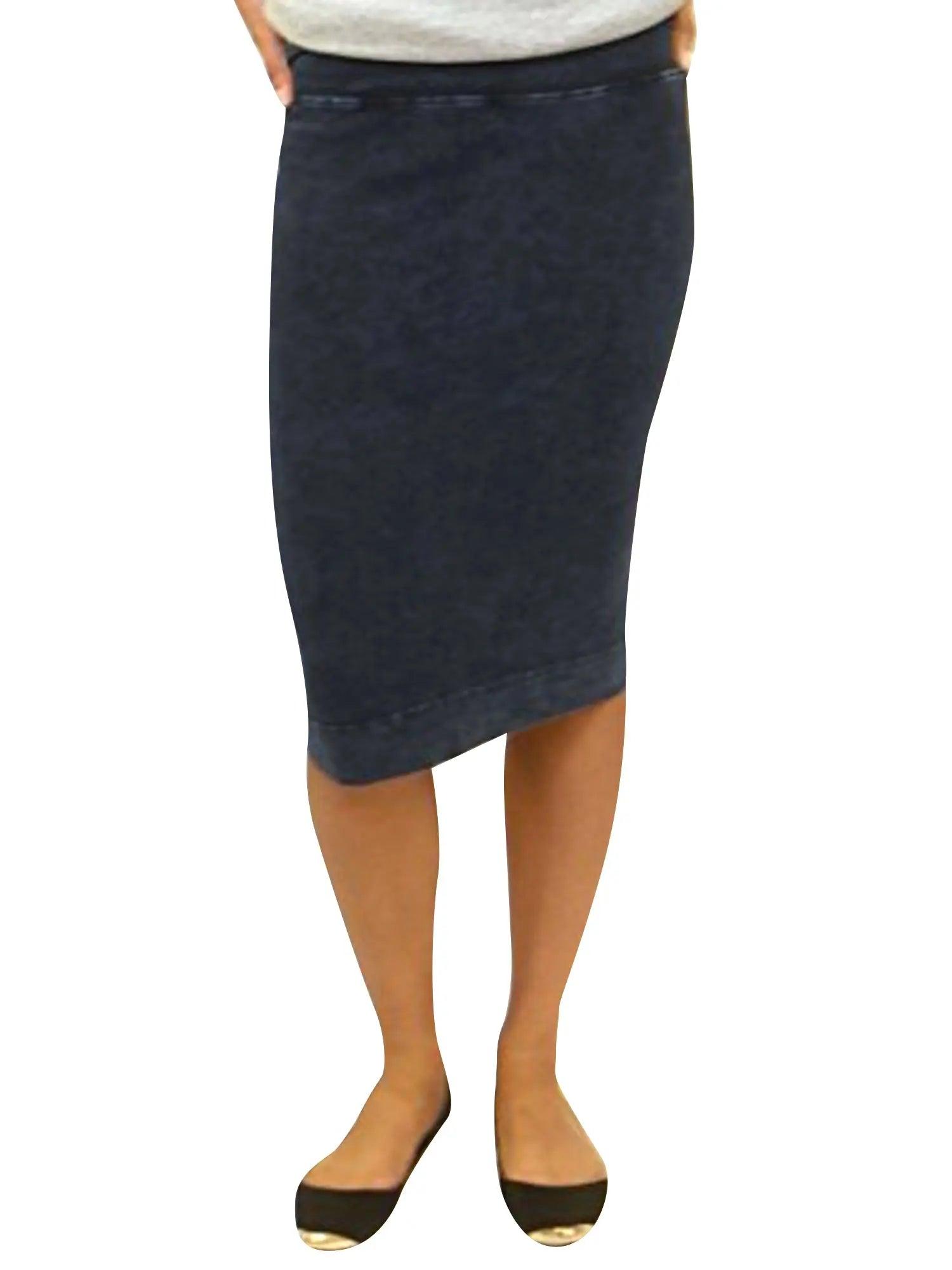 Hard Tail Cotton Pencil Skirt W-321 Product Image