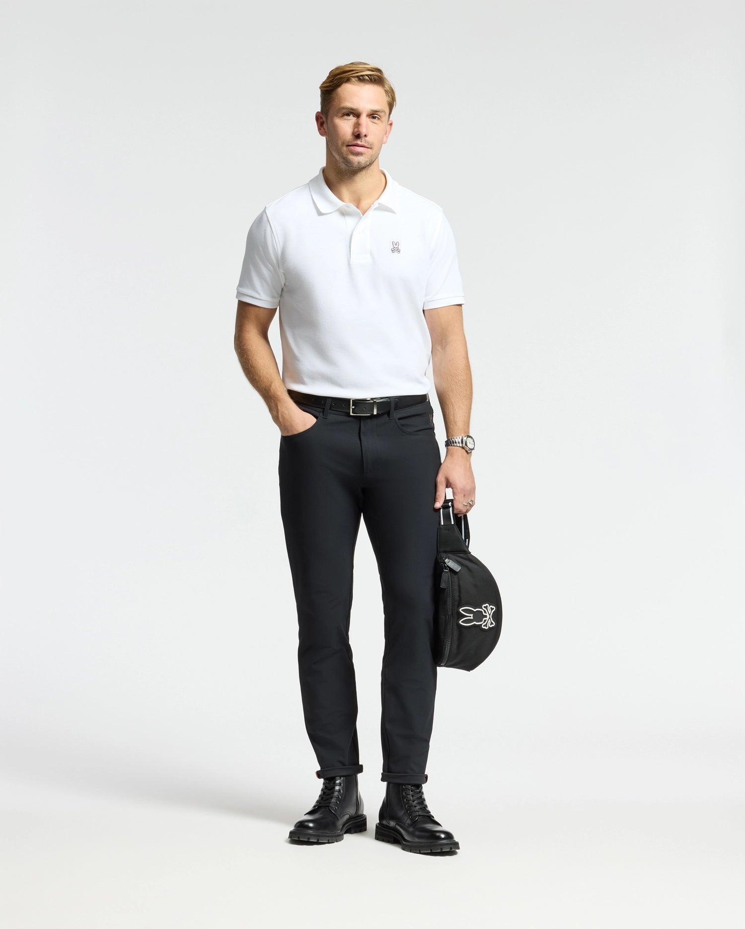 MENS CLASSIC PIQUE POLO SHIRT - B6K001ARPC Product Image