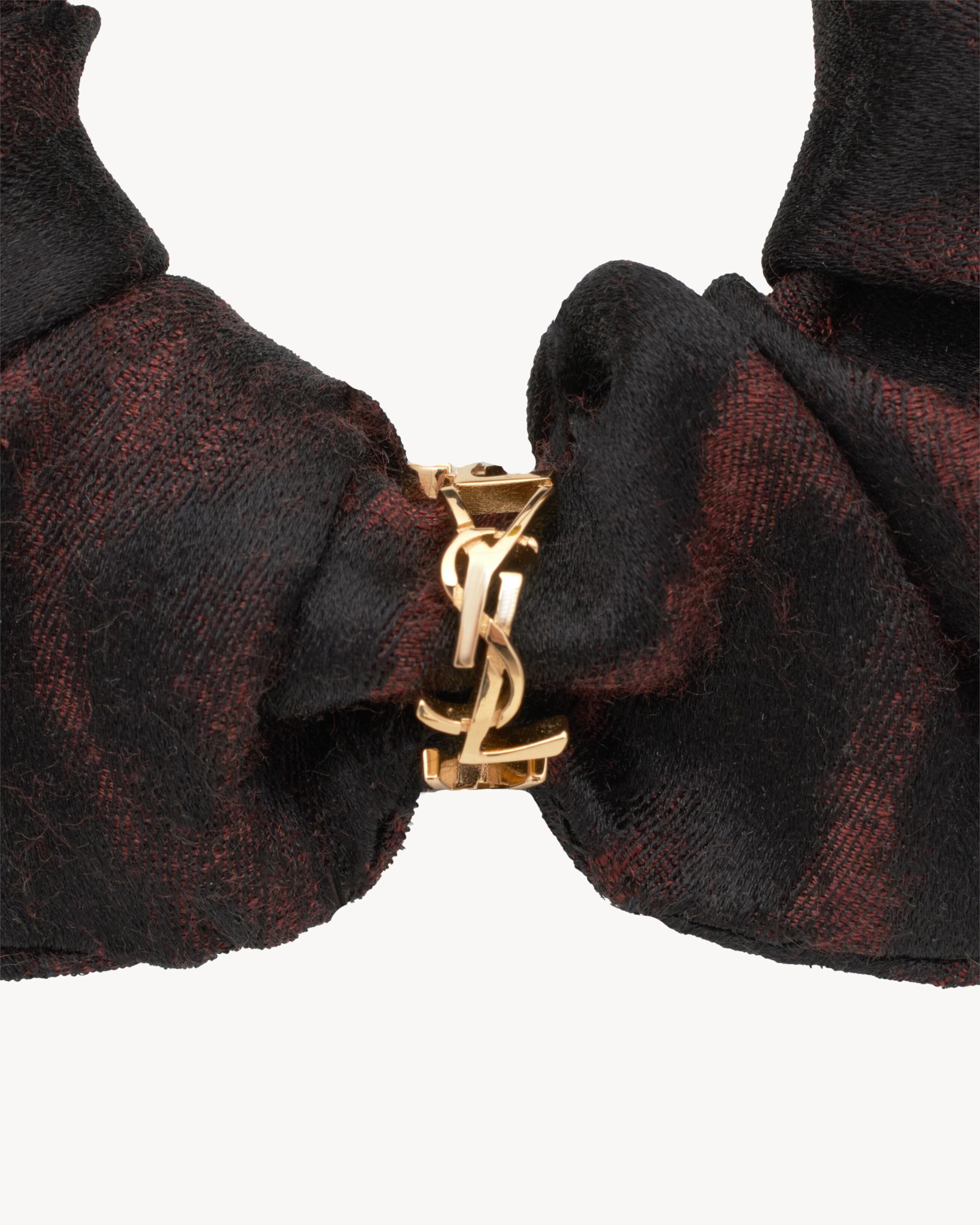 CASSANDRE SCRUNCHIE IN SILK AND CASHMERE JACQUARD Product Image