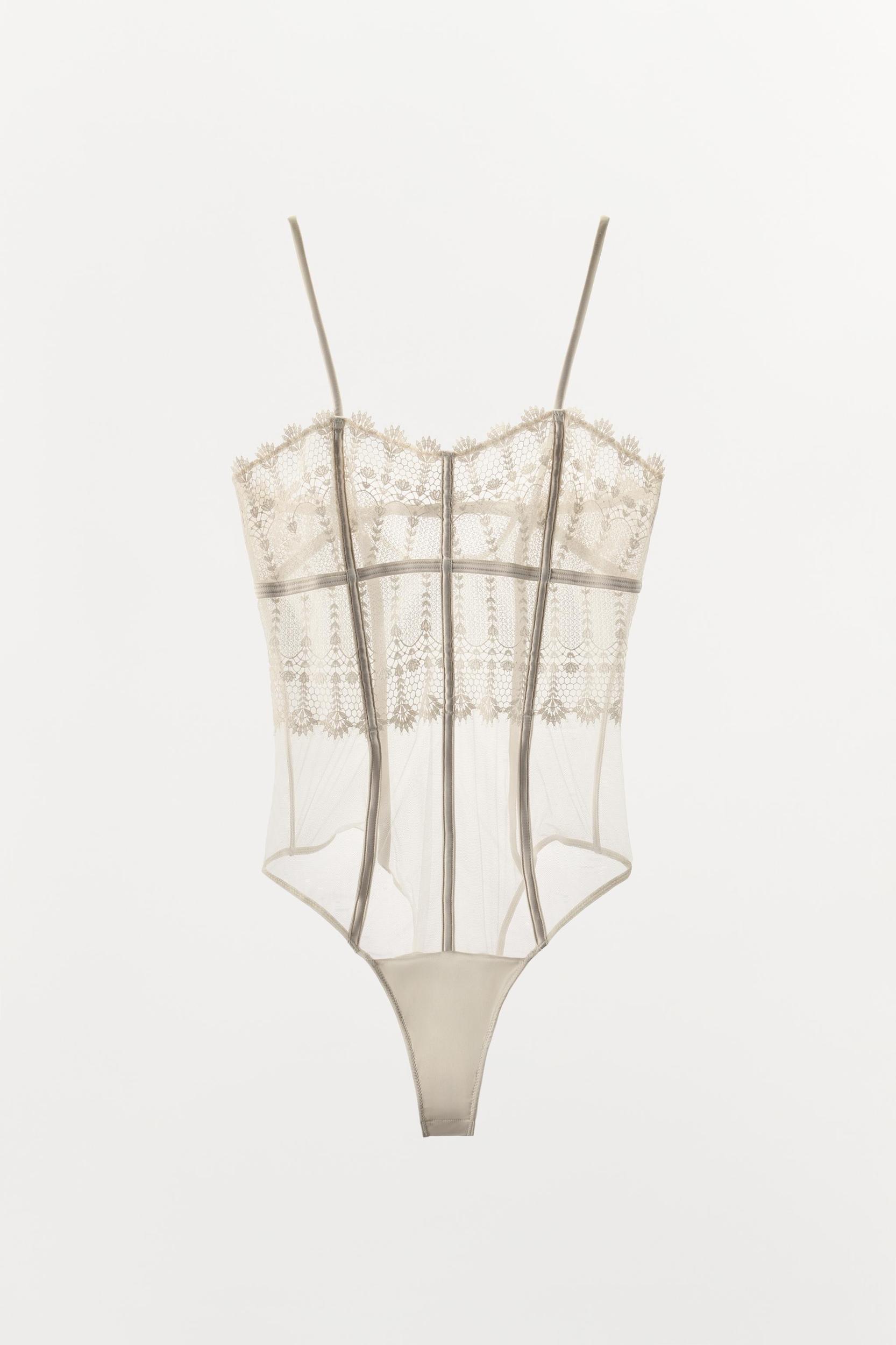 STRAPPY GUIPURE BODYSUIT Product Image