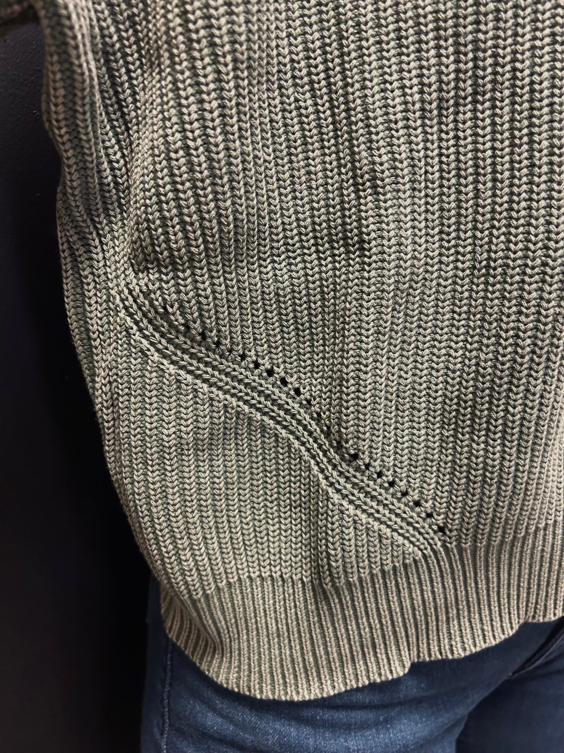 Cropped Sage Sweater* Product Image