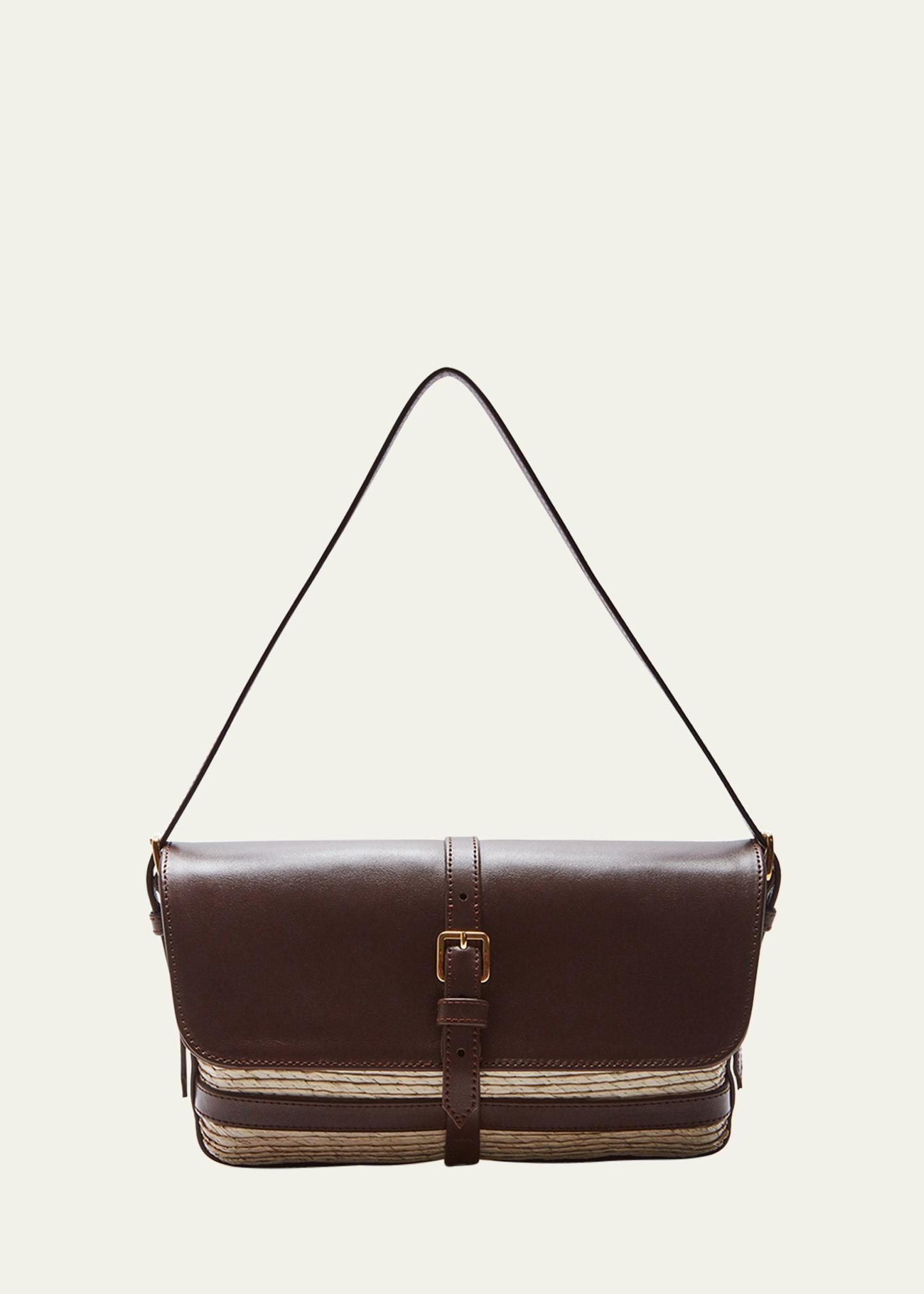 Watermill Caged Straw Shoulder Bag Product Image