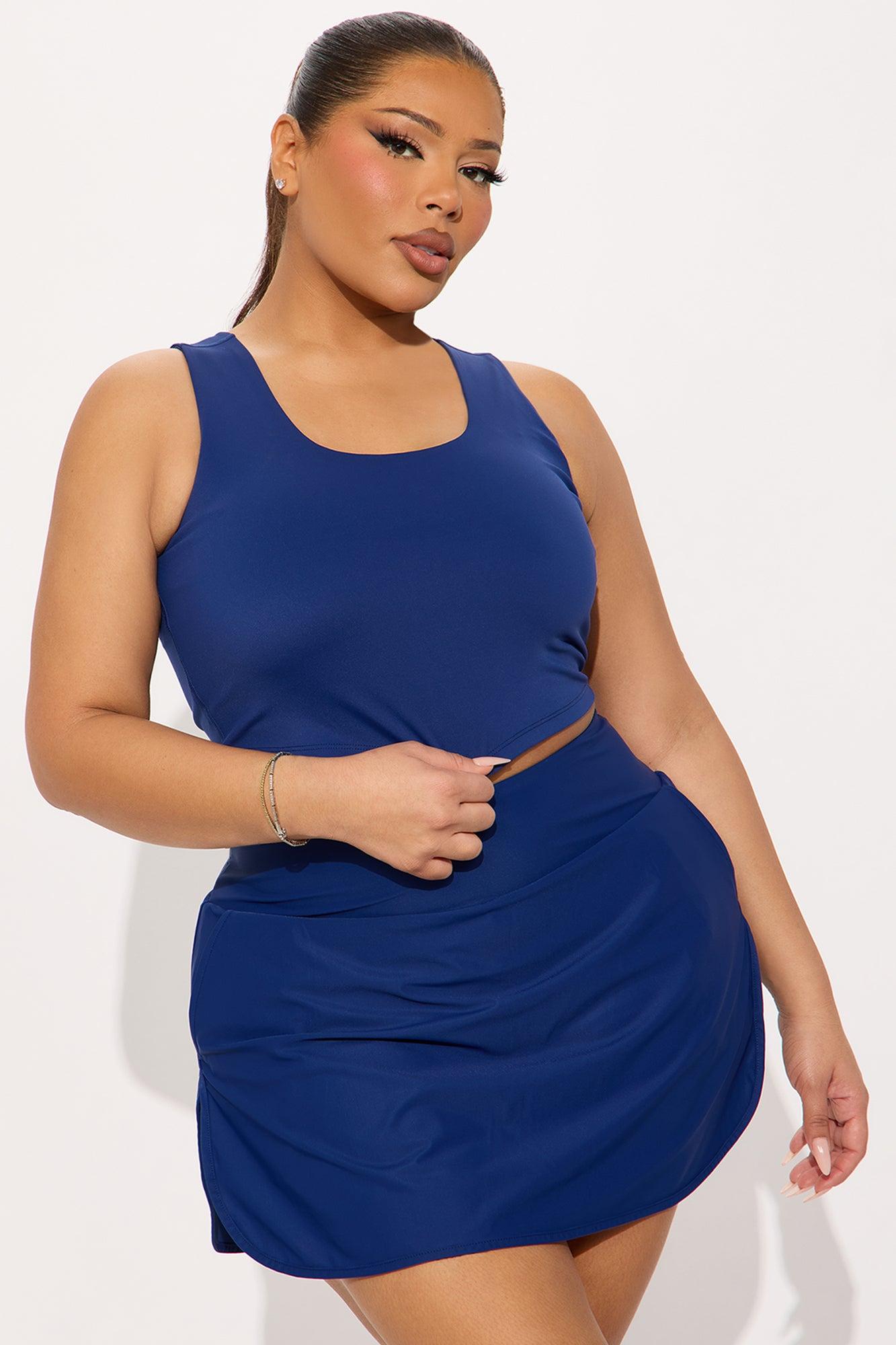 Last Serve Active Top - Midnight Blue Product Image