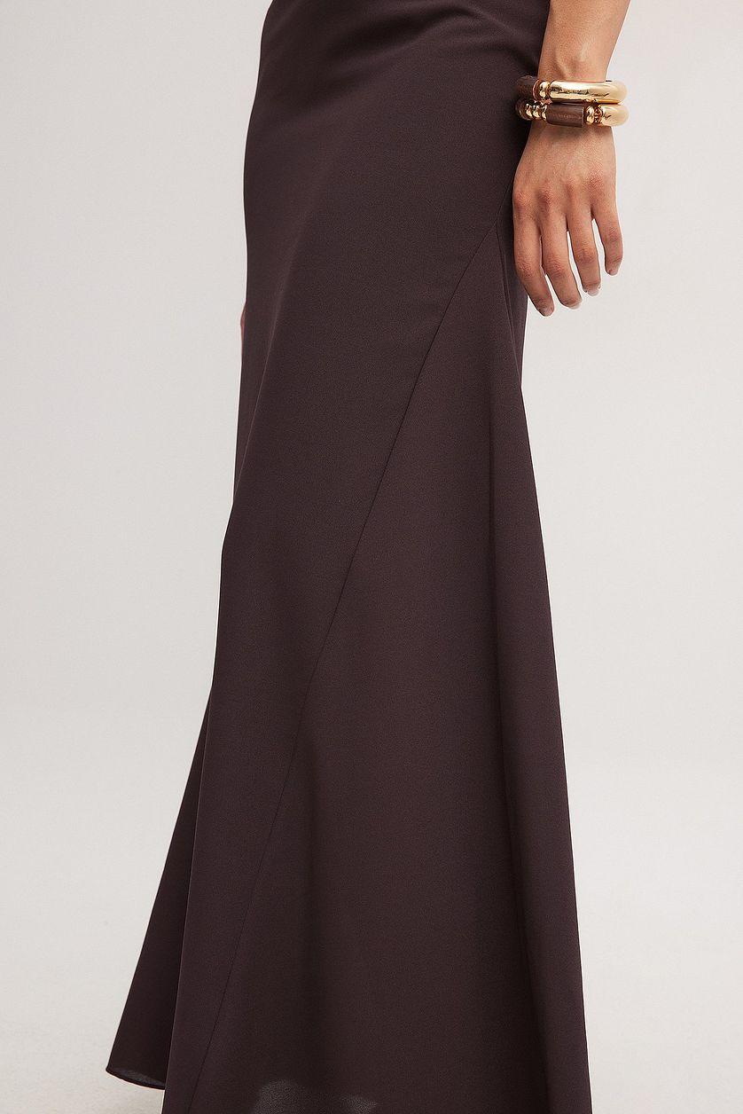 Mermaid Shaped Maxi Chiffon Skirt Product Image