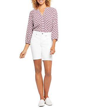Nydj Ella Side Slit Bermuda Shorts Product Image