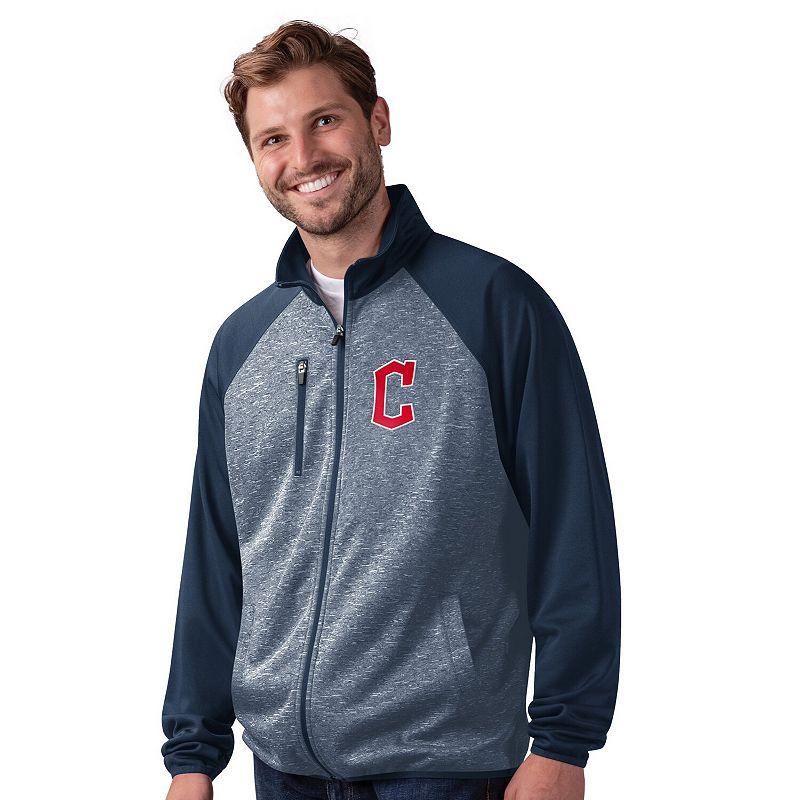Men's G-III Sports by Carl Banks Royal Kansas City Royals Runners Raglan Full-Zip Track Jacket,  Product Image
