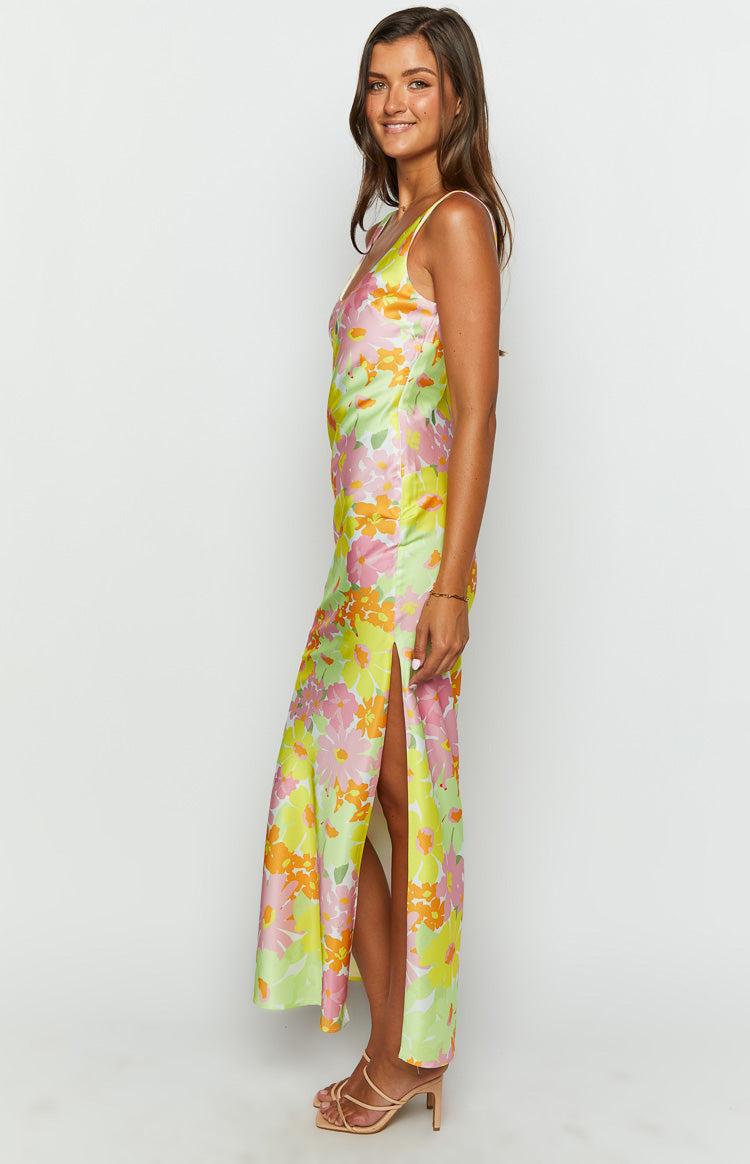 Jovie Yellow Floral Maxi Dress Baby Product Image