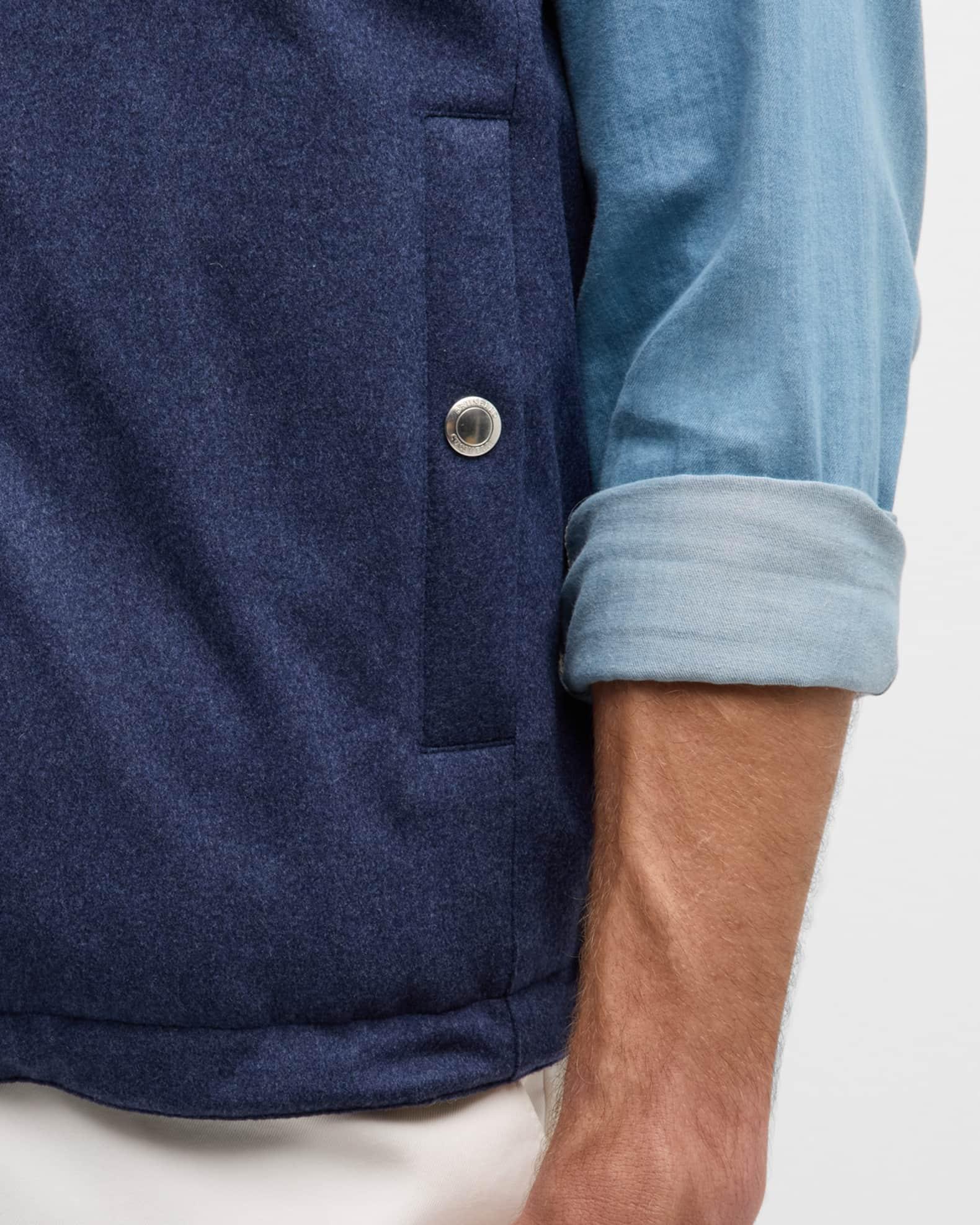 Men's Wool Padded Full-Zip Vest Product Image