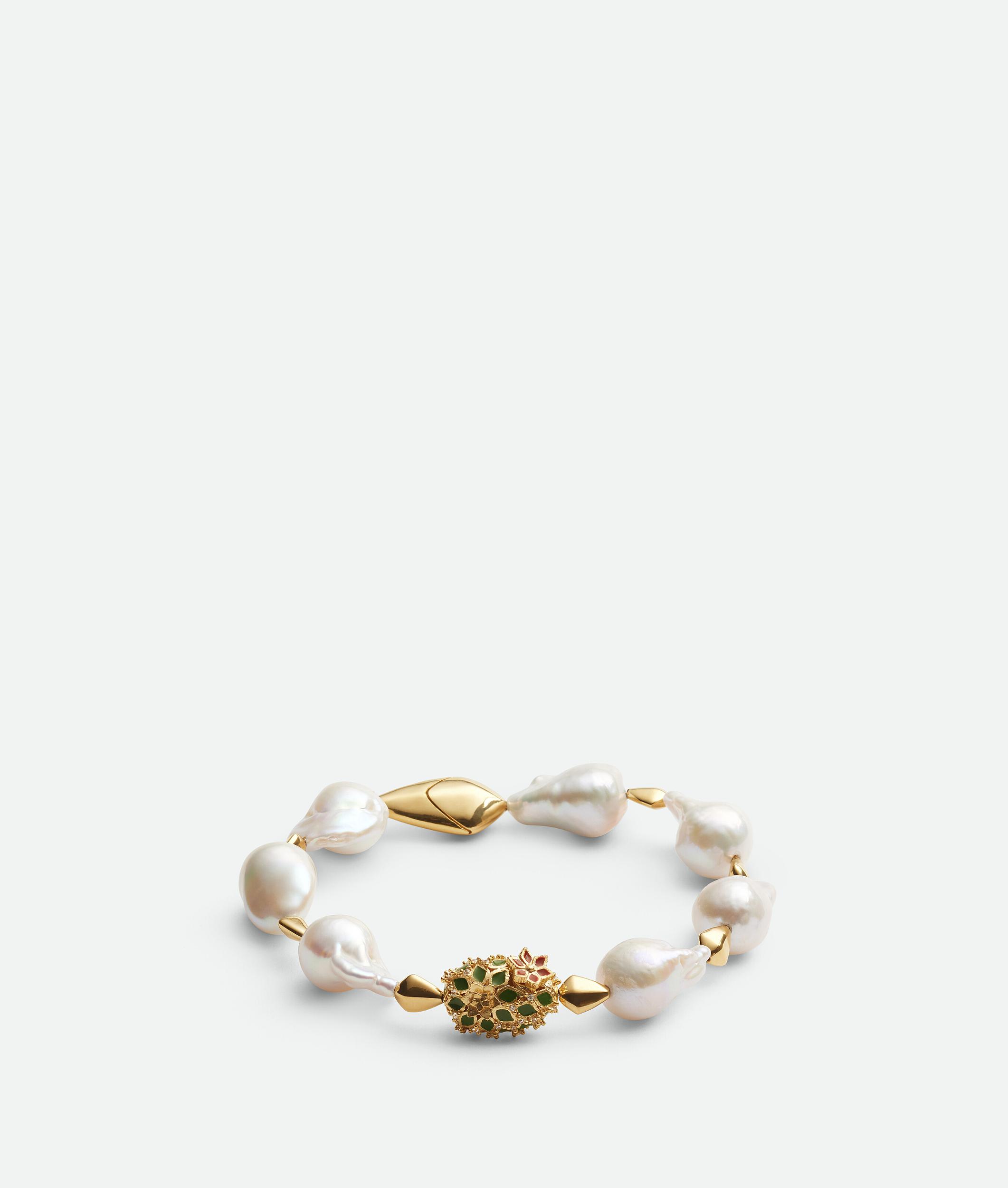 Women's Rana Pearls Bracelet in White/avocado Product Image