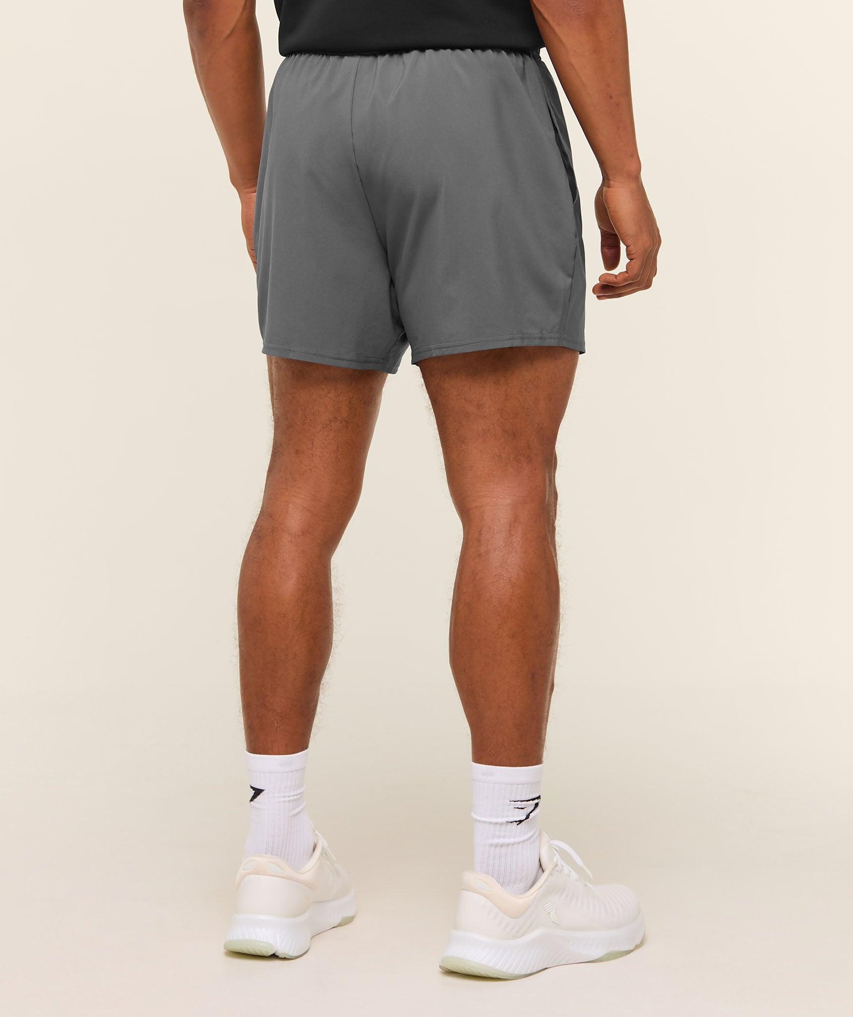 Gymshark Arrival 5" Shorts - Silhouette Grey Male Product Image