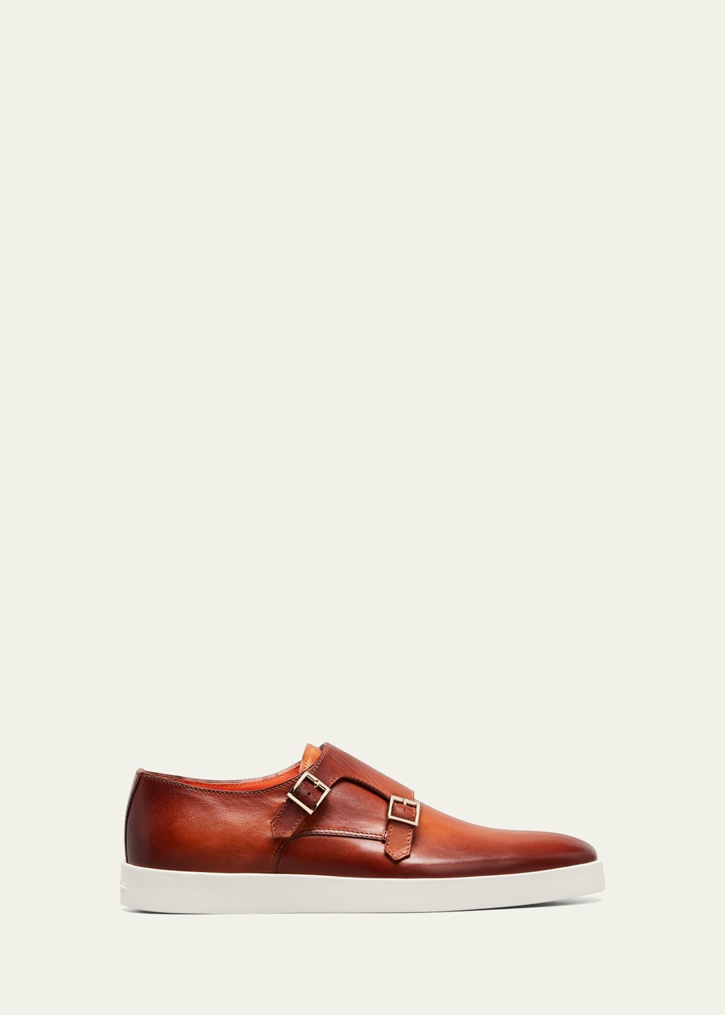 Mens Bankable Double-Monk Strap Loafers Product Image