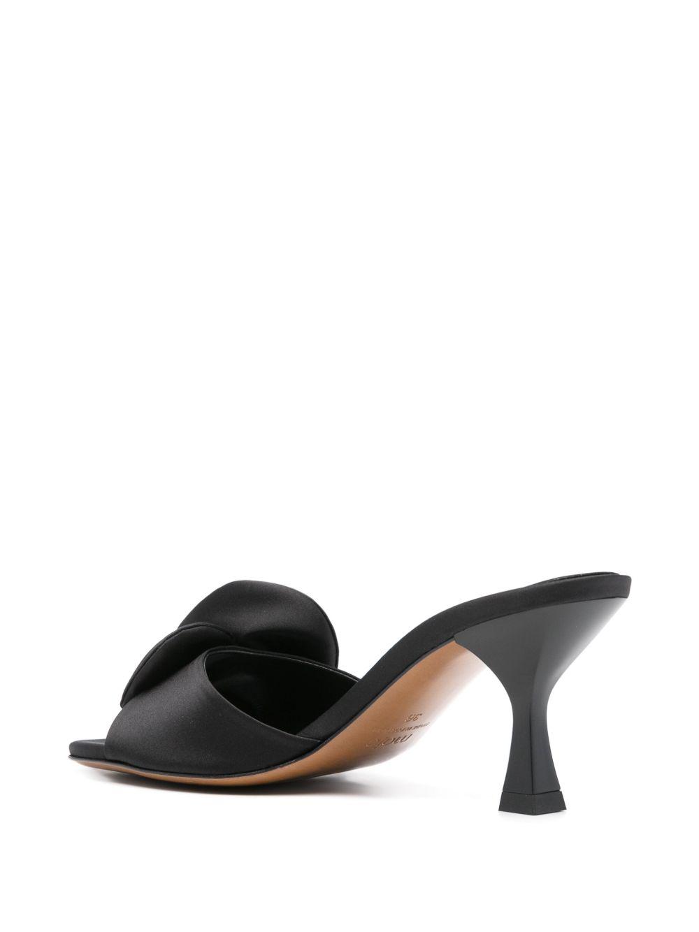 70mm floral-appliqué mules Product Image