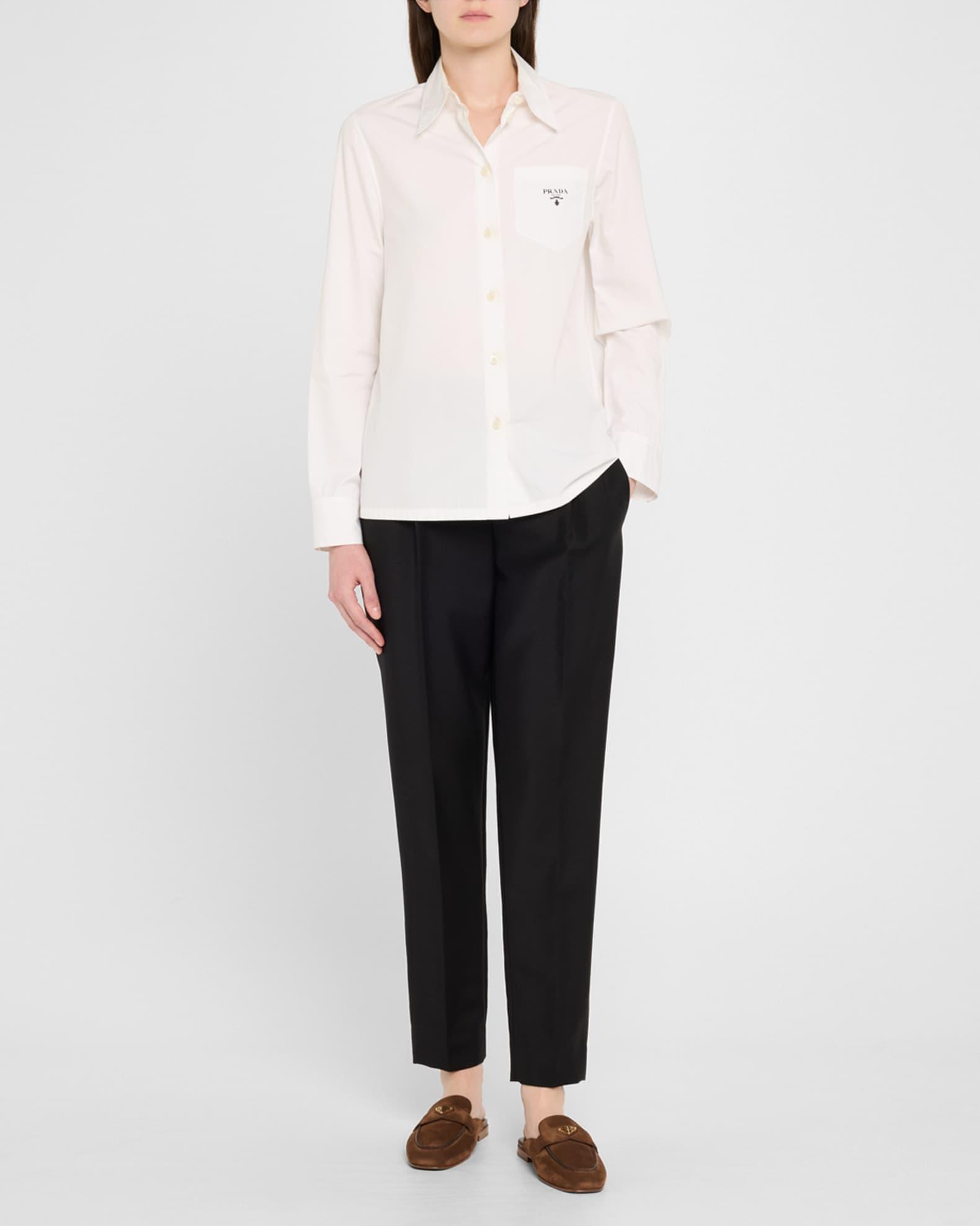 Logo Suede Loafer Mules Product Image