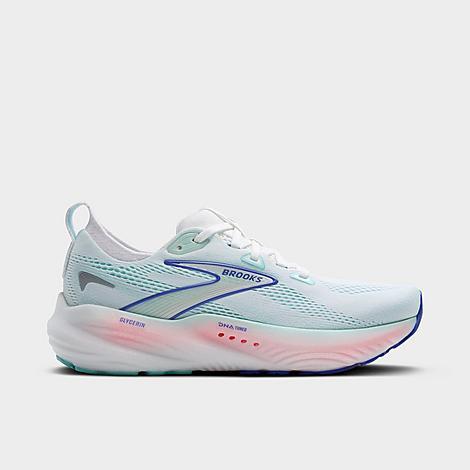 Brooks Womens Brooks Glycerin 22 - Womens Shoes White/White/Grey Product Image