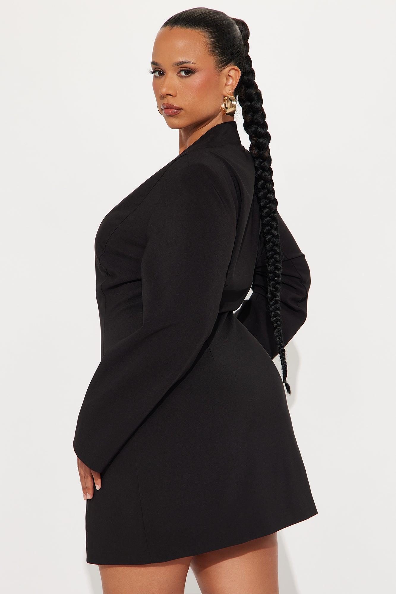 Elliet Blazer Mini Dress - Black Female Product Image