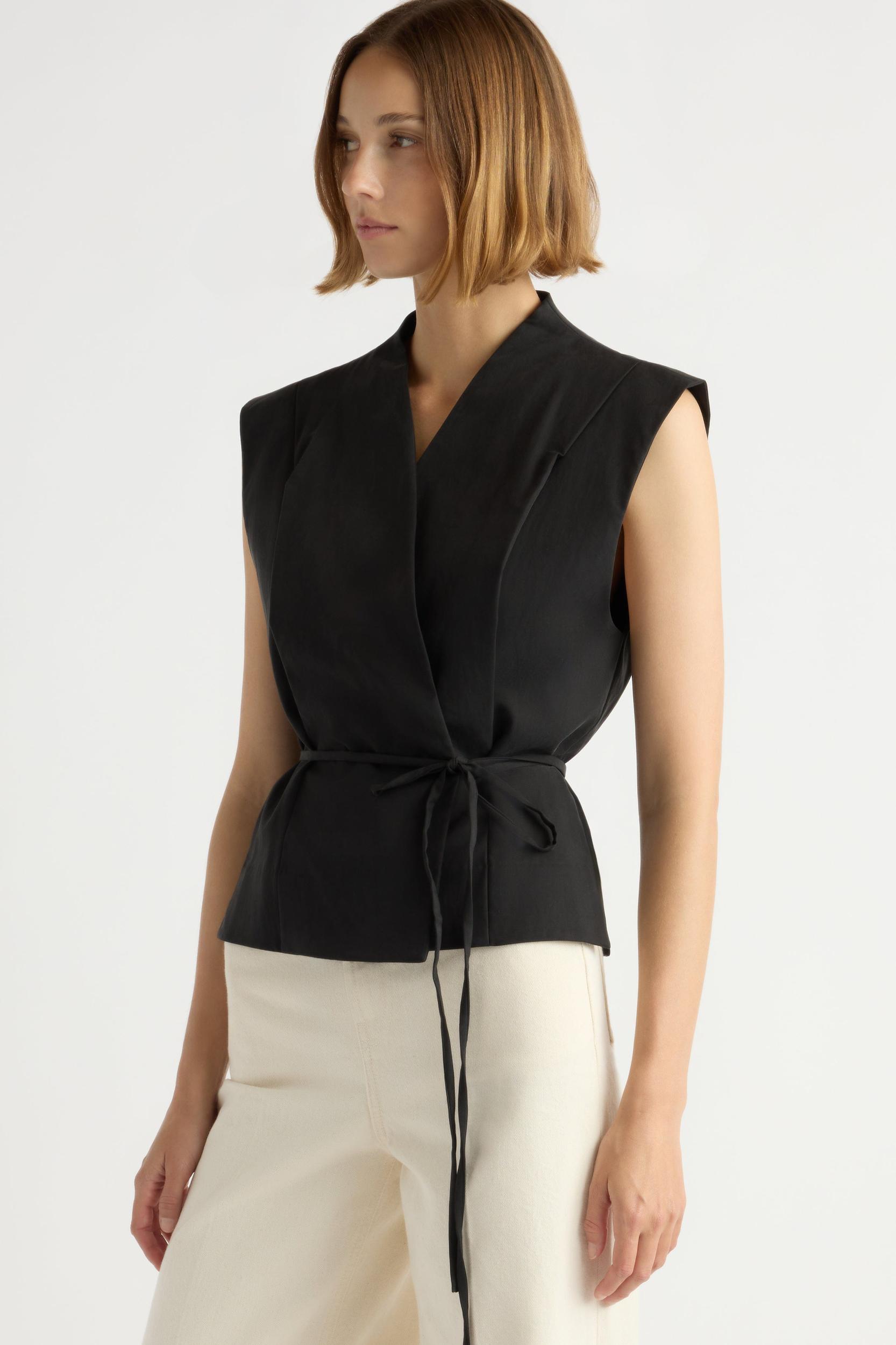 Leandra Tie-Wrap Vest Product Image