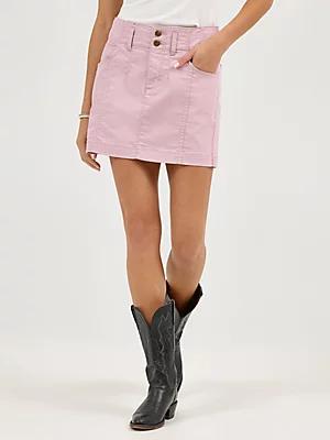 Women's High Rise Seamed Mini Skirt | Women's Skirts & Dresses | Lee® Product Image