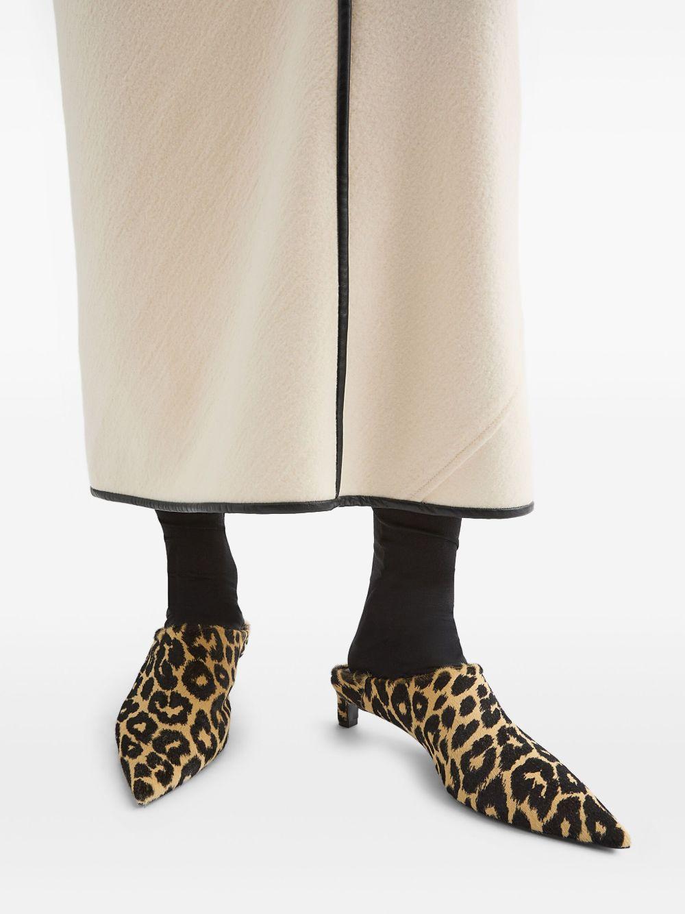 leopard-print mules Product Image