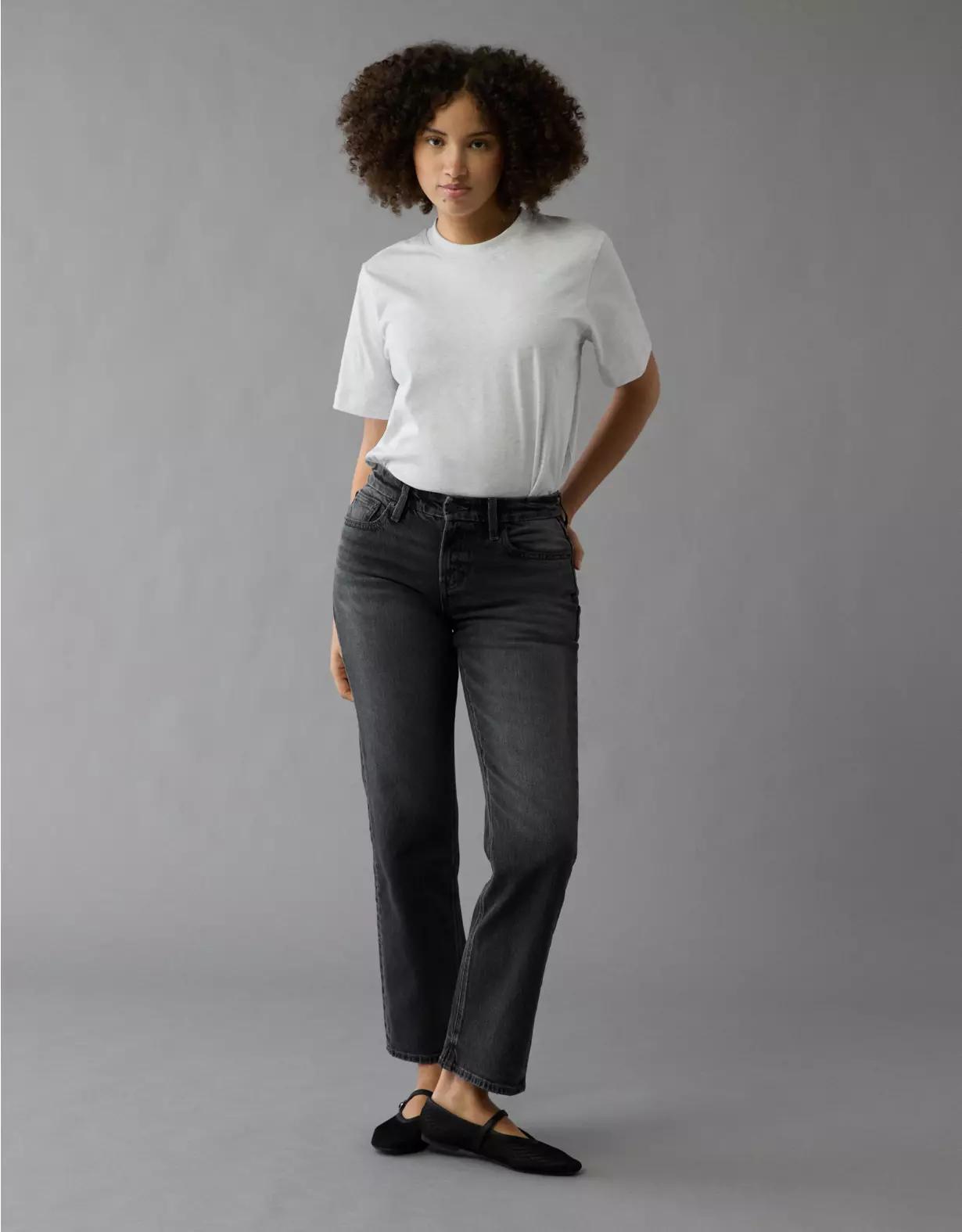 AE Stretch Curvy Straight Jean Product Image