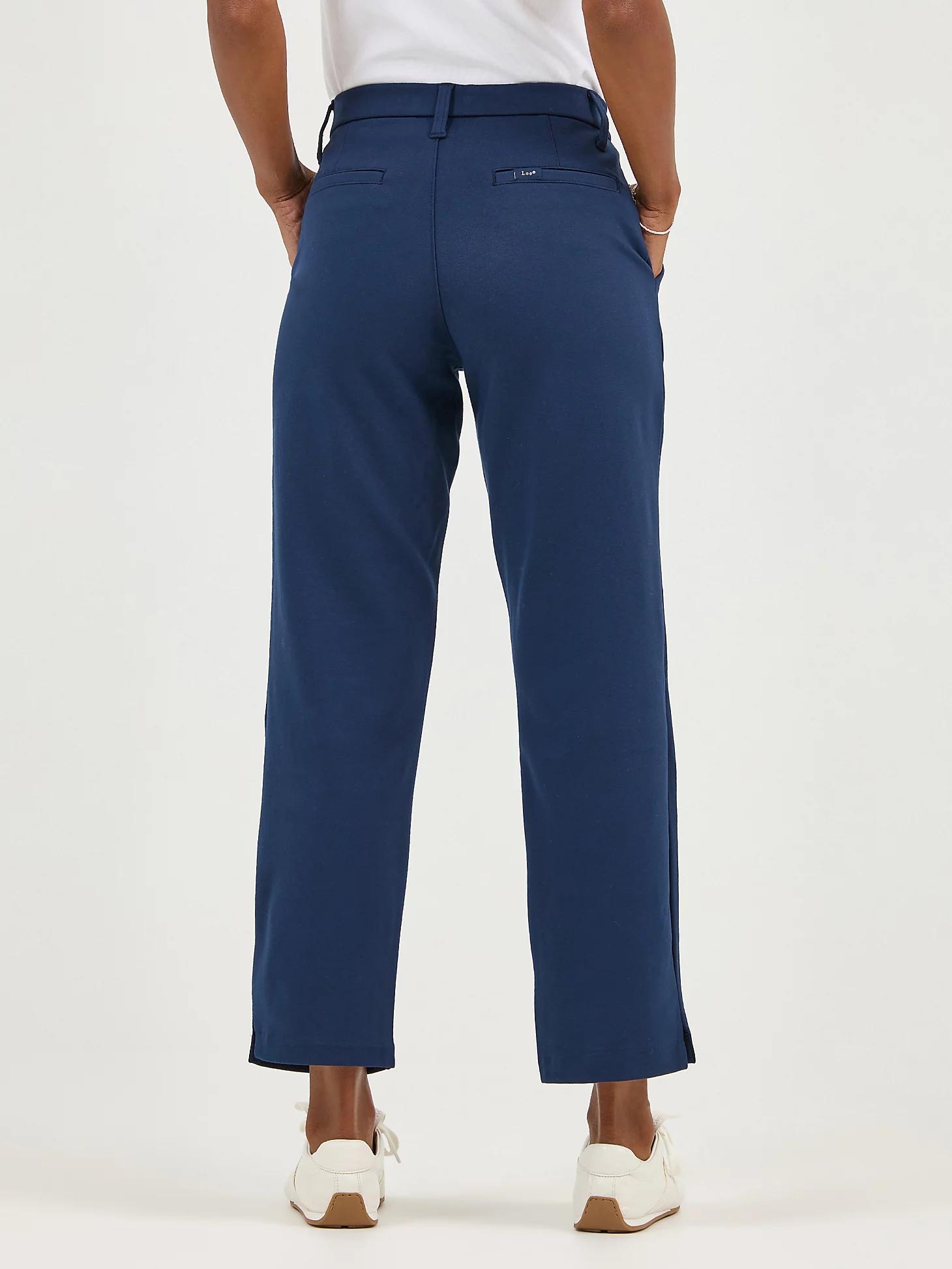 Women's Ultra Lux Comfort Any Wear Side Vent Ankle Pant | Women's Pants | Lee® Product Image