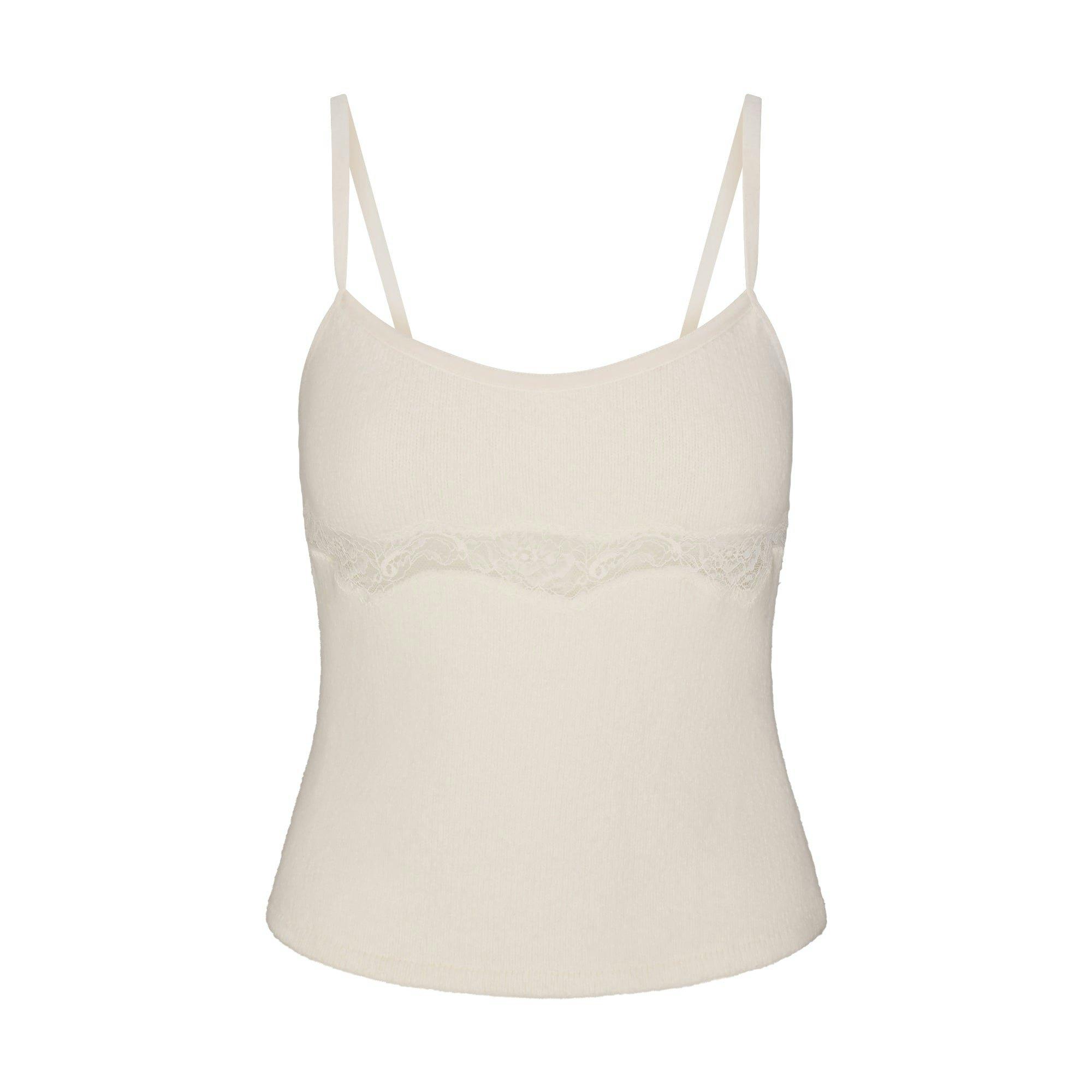 LACE KNIT TANK | SUGAR Product Image