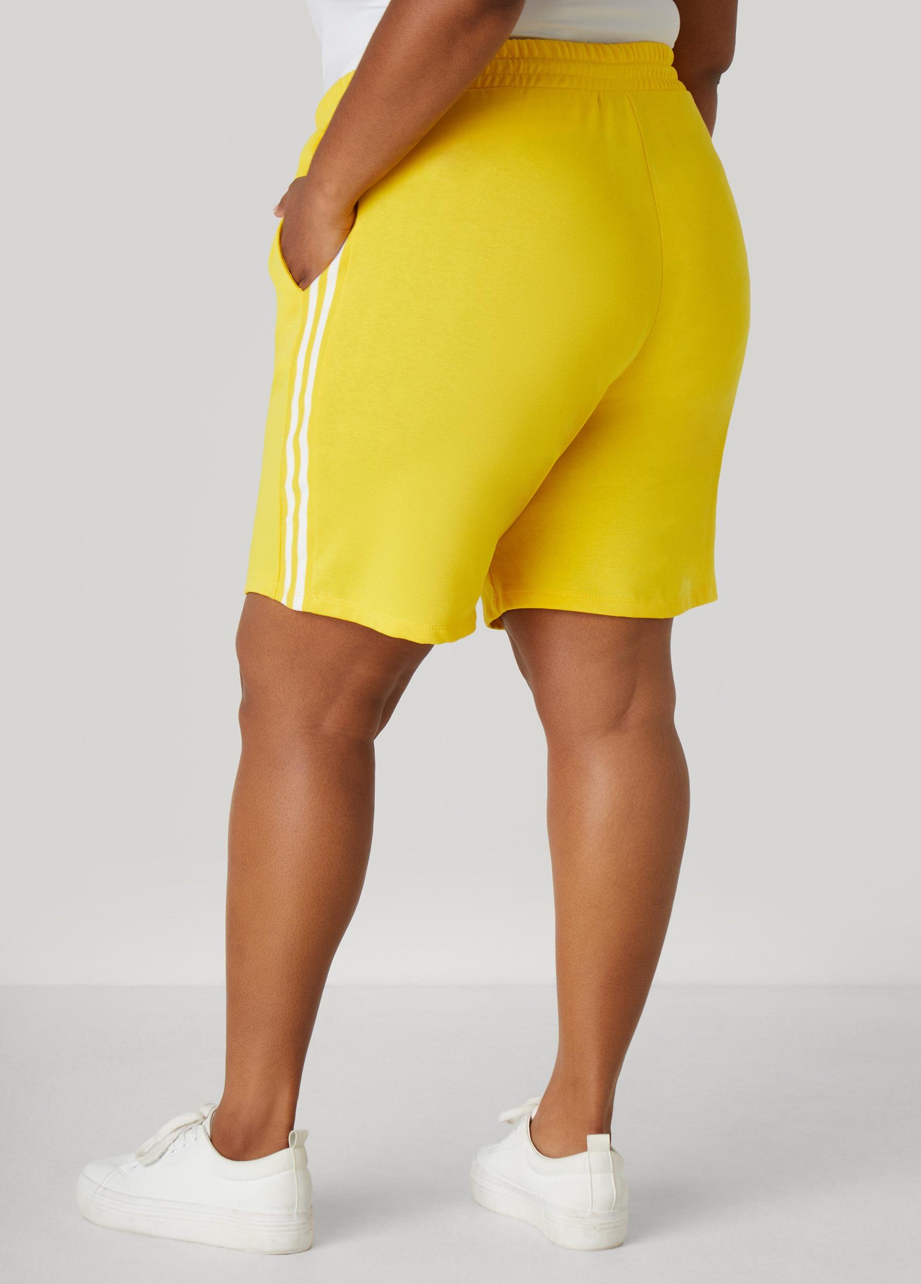 Plus Size Striped French Terry Shorts Ashley Stewart Product Image