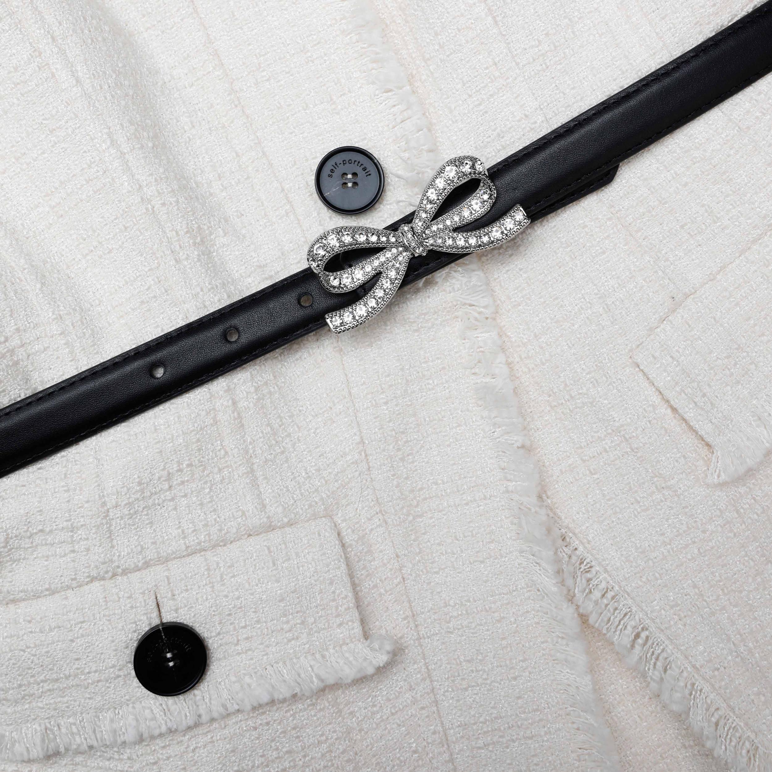 Cream Boucle Bandeau Mini Dress Product Image