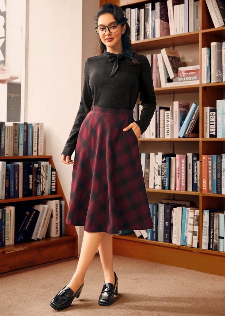 Rydell High Revisited Long Sleeve Tie-Neck Top Product Image